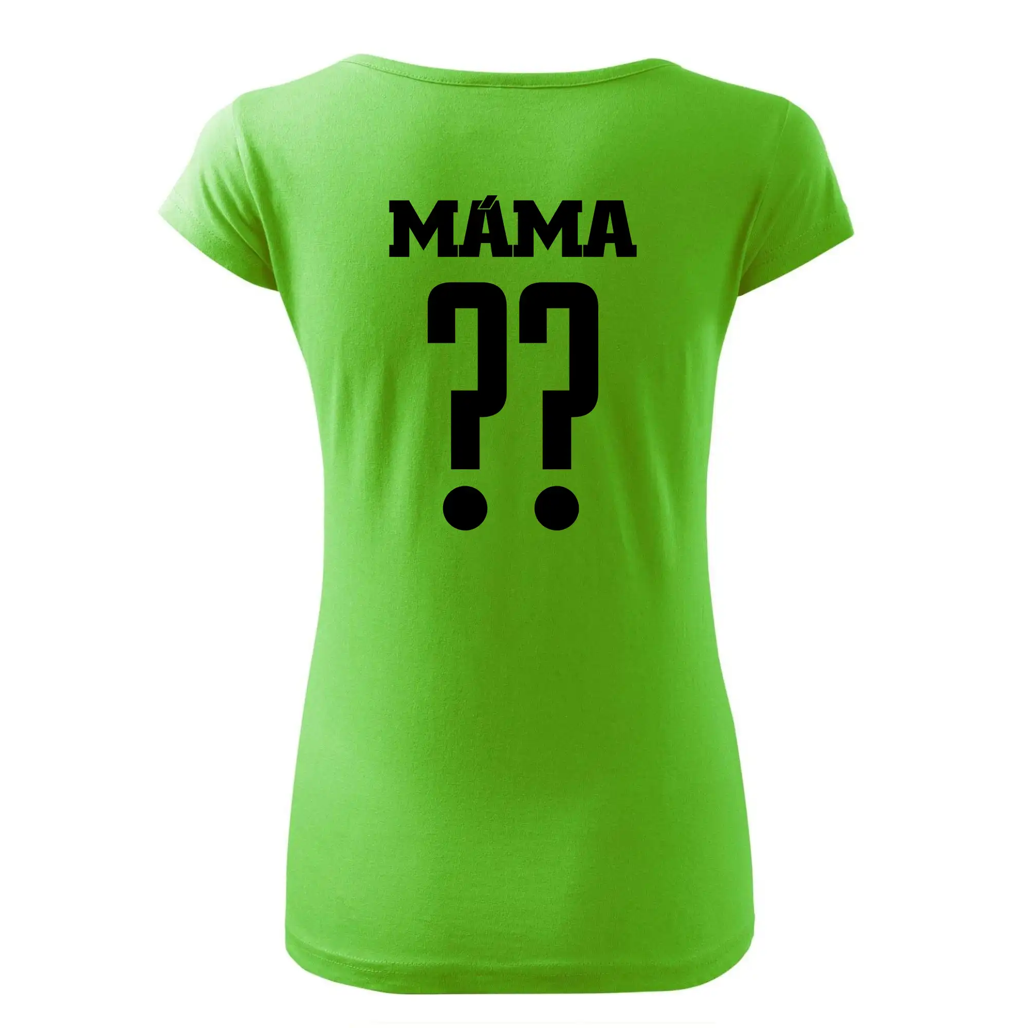 Máma - dres se jménem a číslem