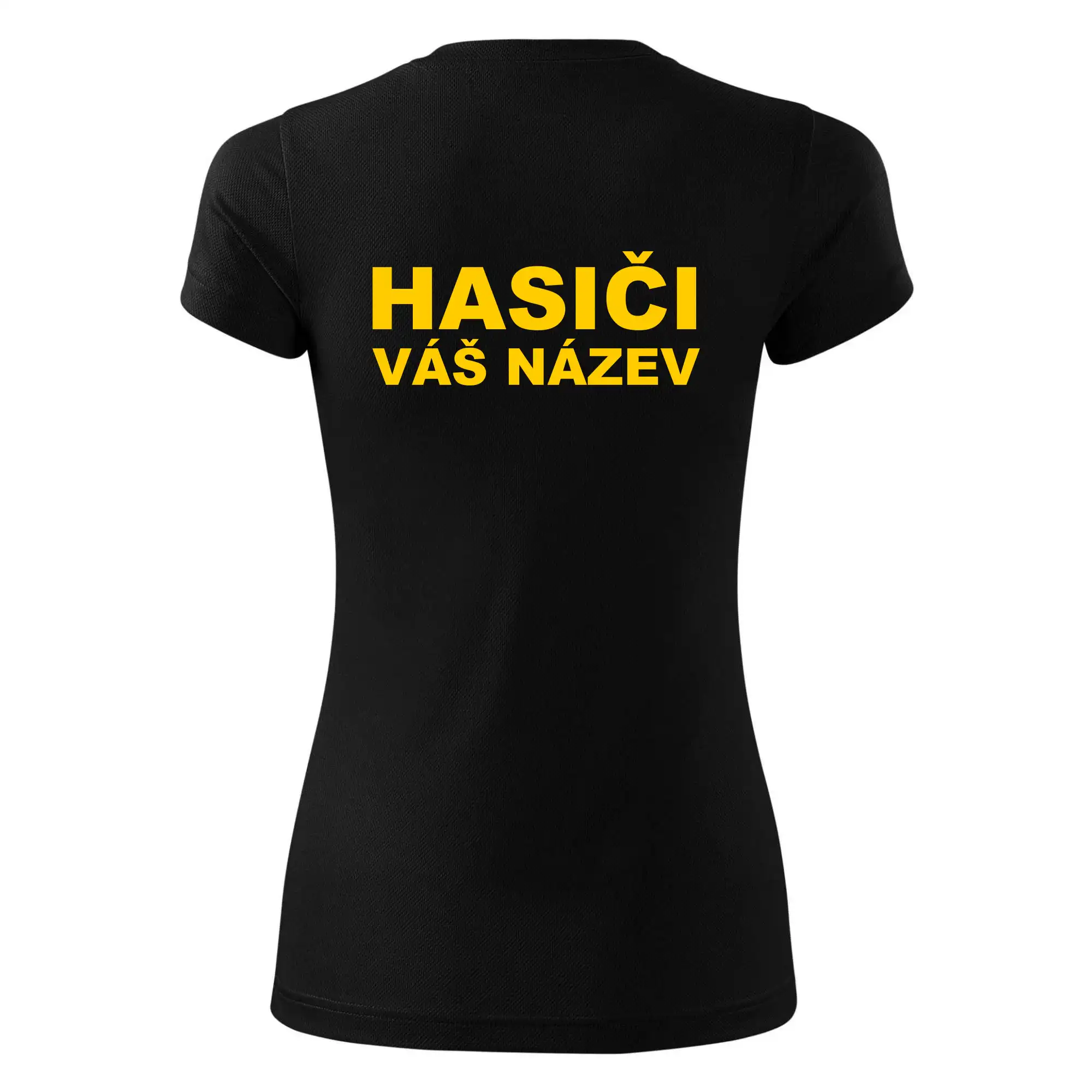 Hasiči - žlutý nápis - váš název sboru