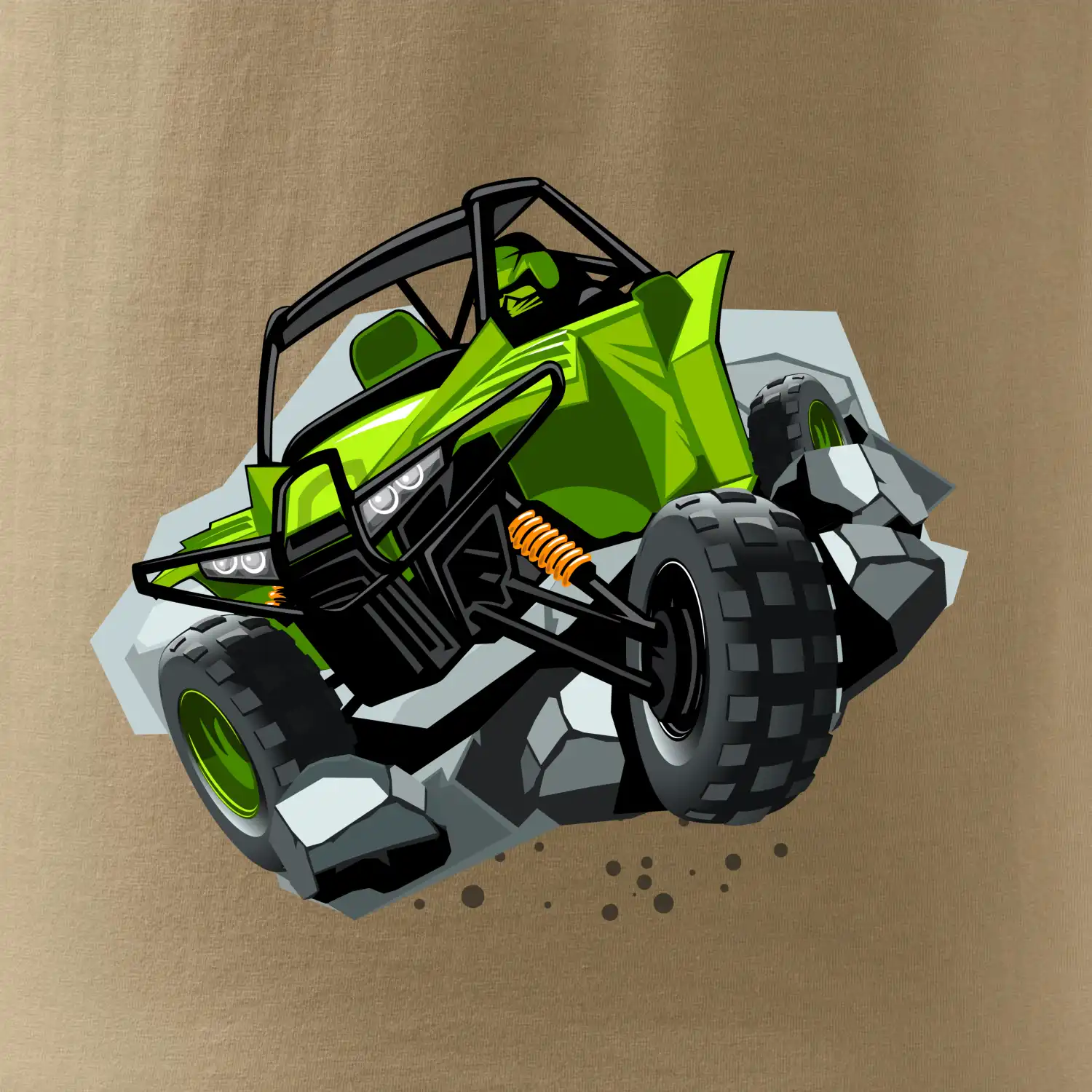 ATV bugina zelená