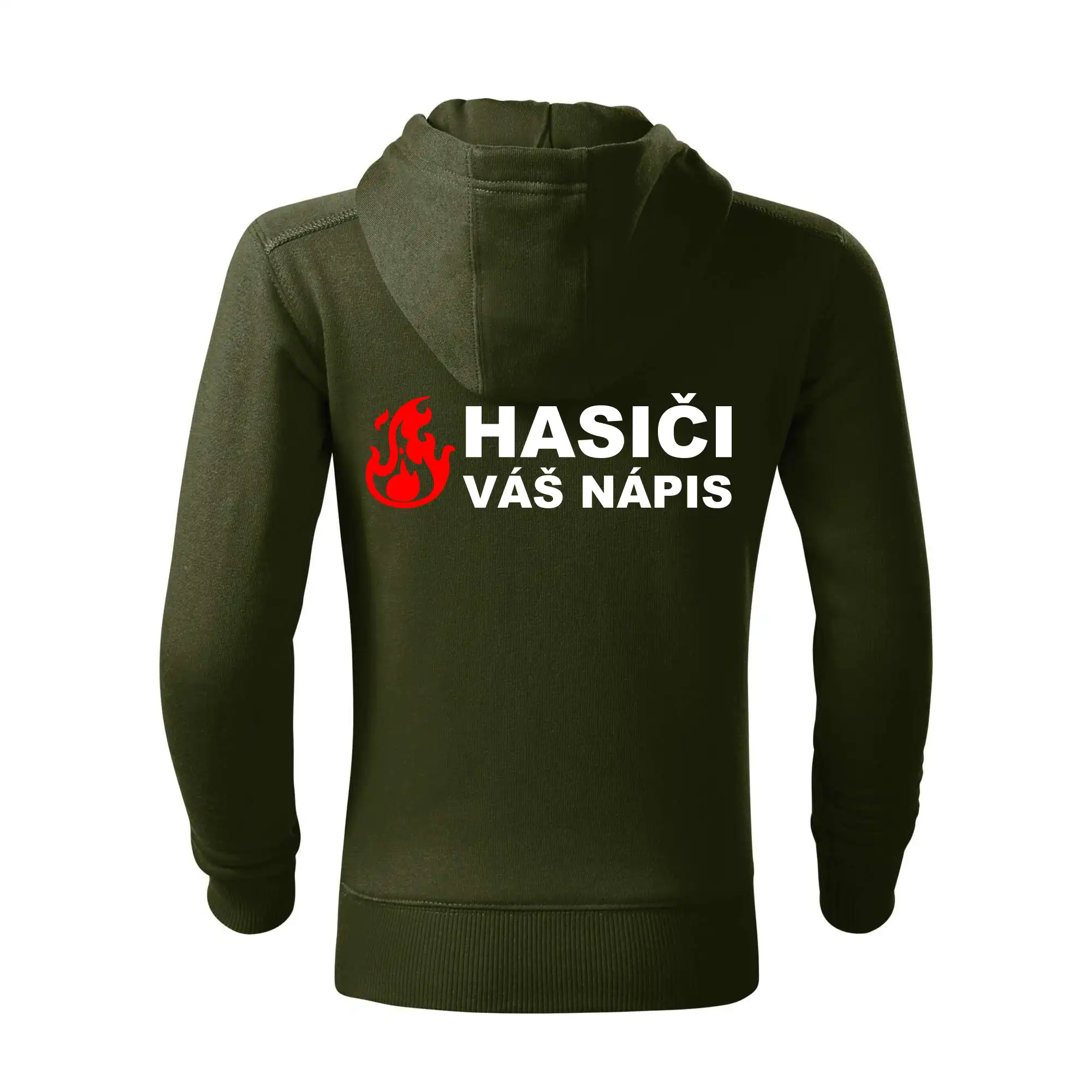 Hasiči (oheň, název sboru - vlastní nápis)