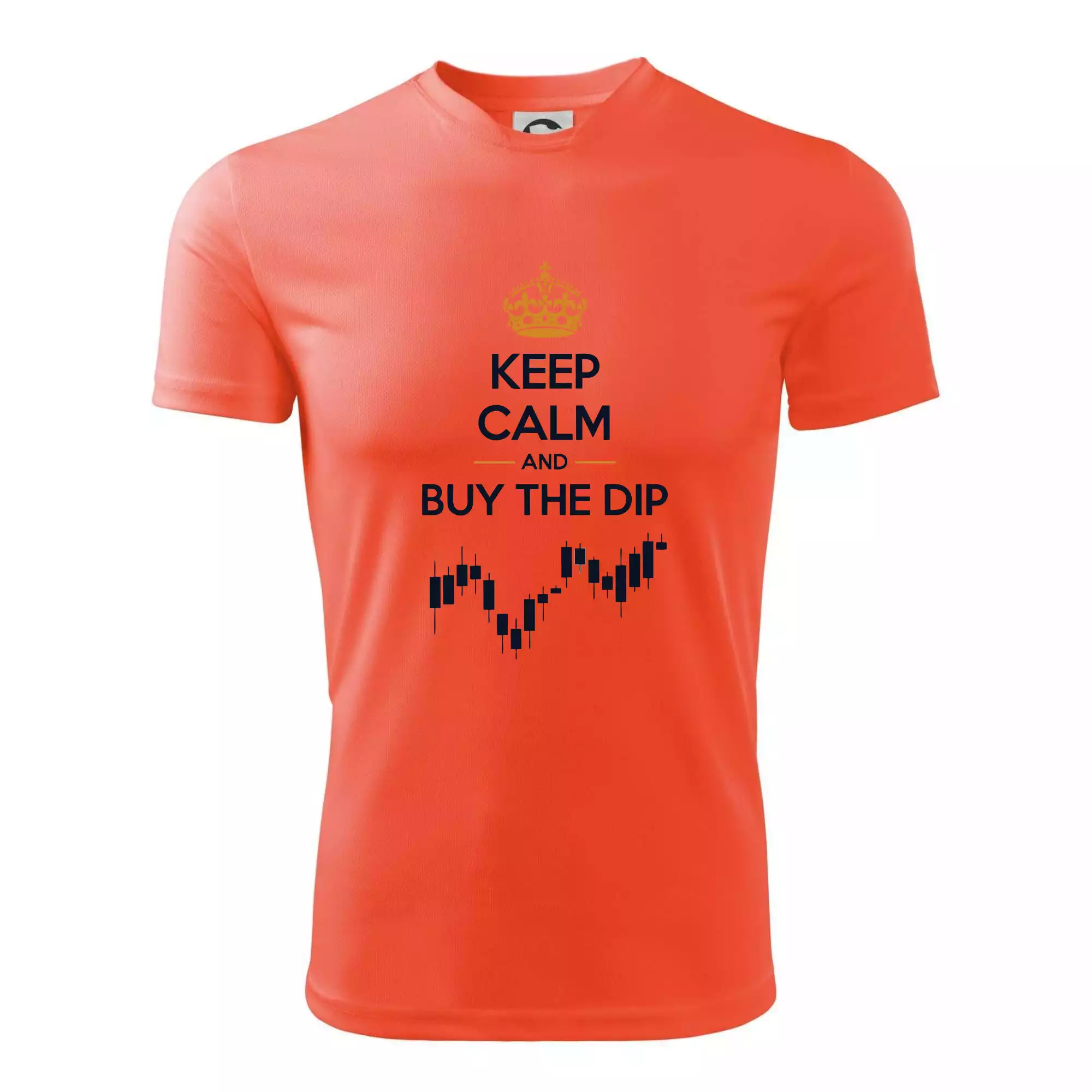 Keep Calm and Buy the Dip - koruna  a graf
