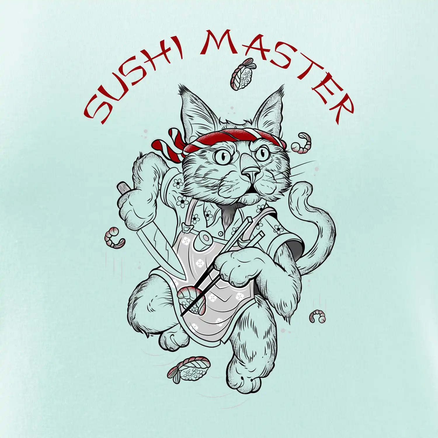 Sushi master kočka