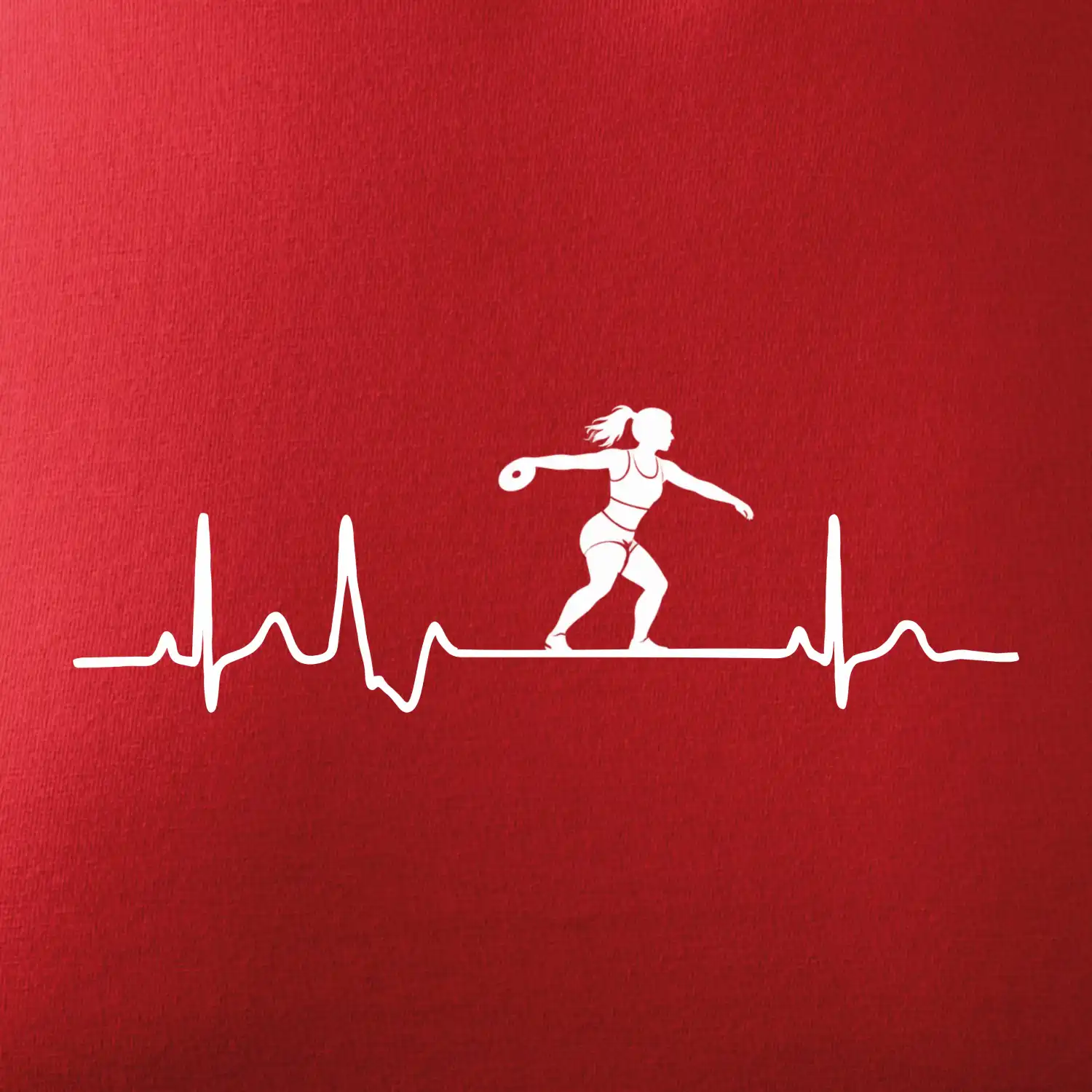 EKG hod diskem