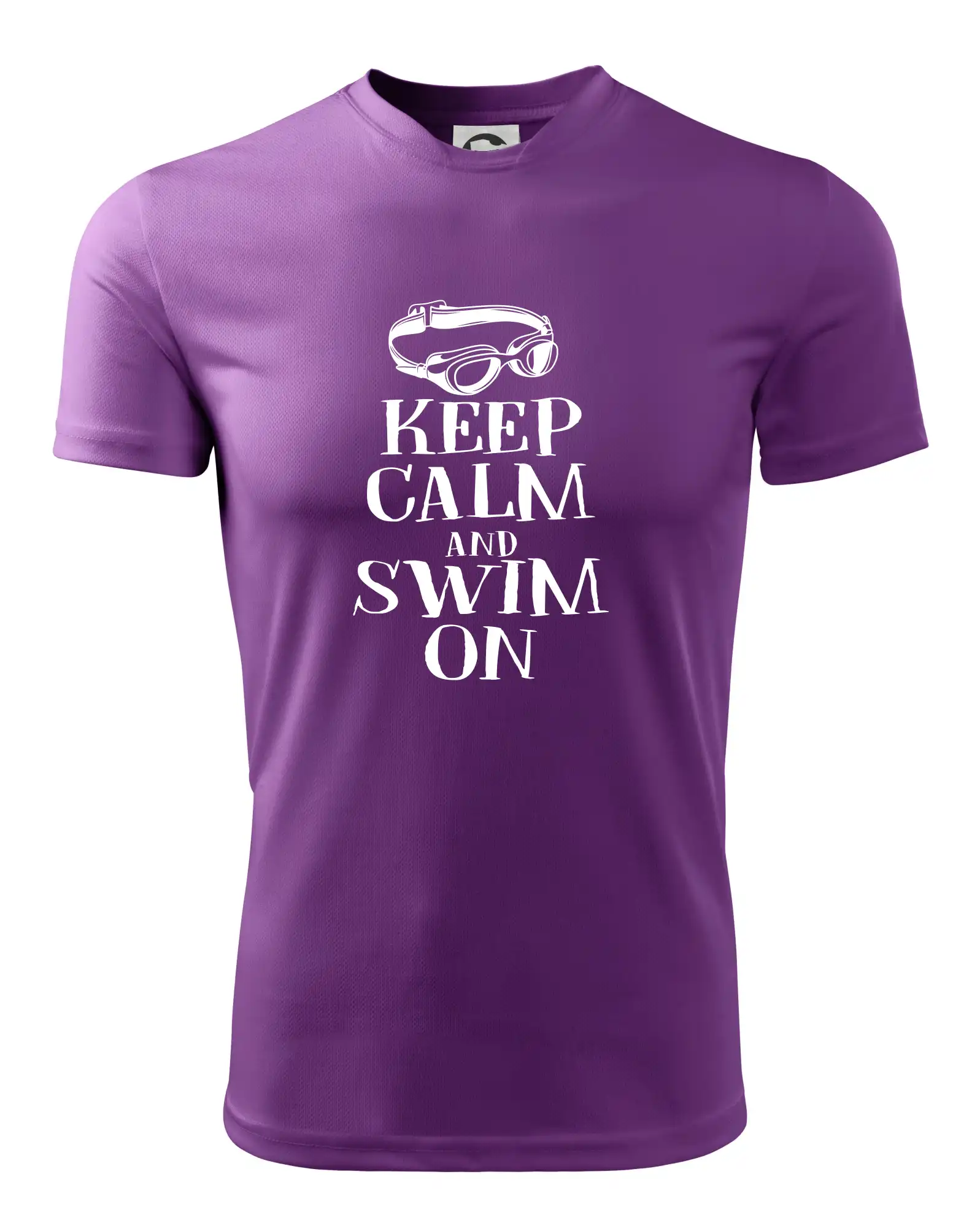 Keep calm and swim on
