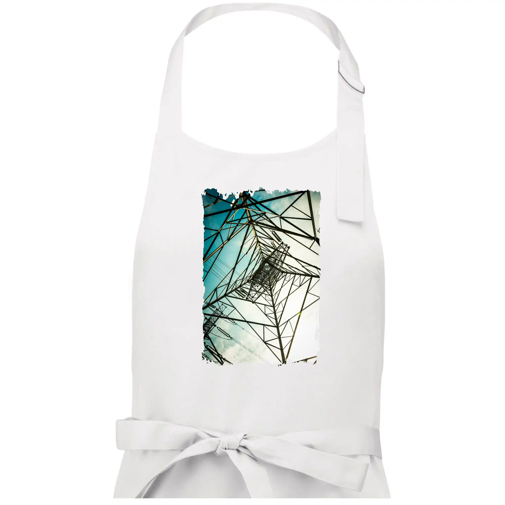 Barevné nebe - stožáry vysokého napětí