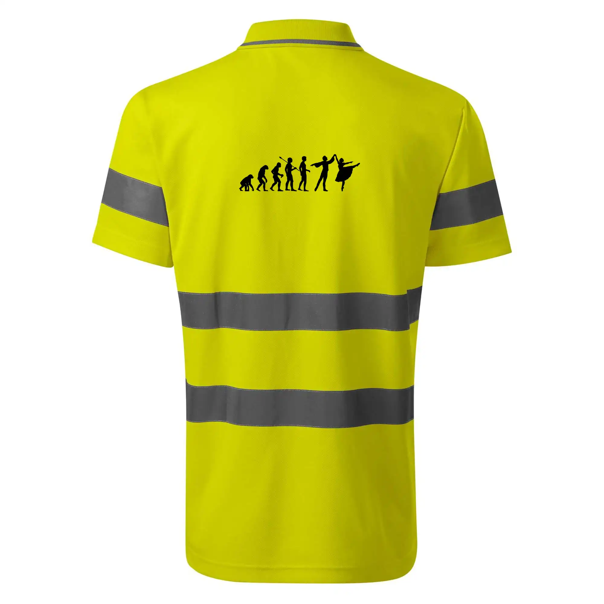 Evoluce tanec - muž a žena se sukní