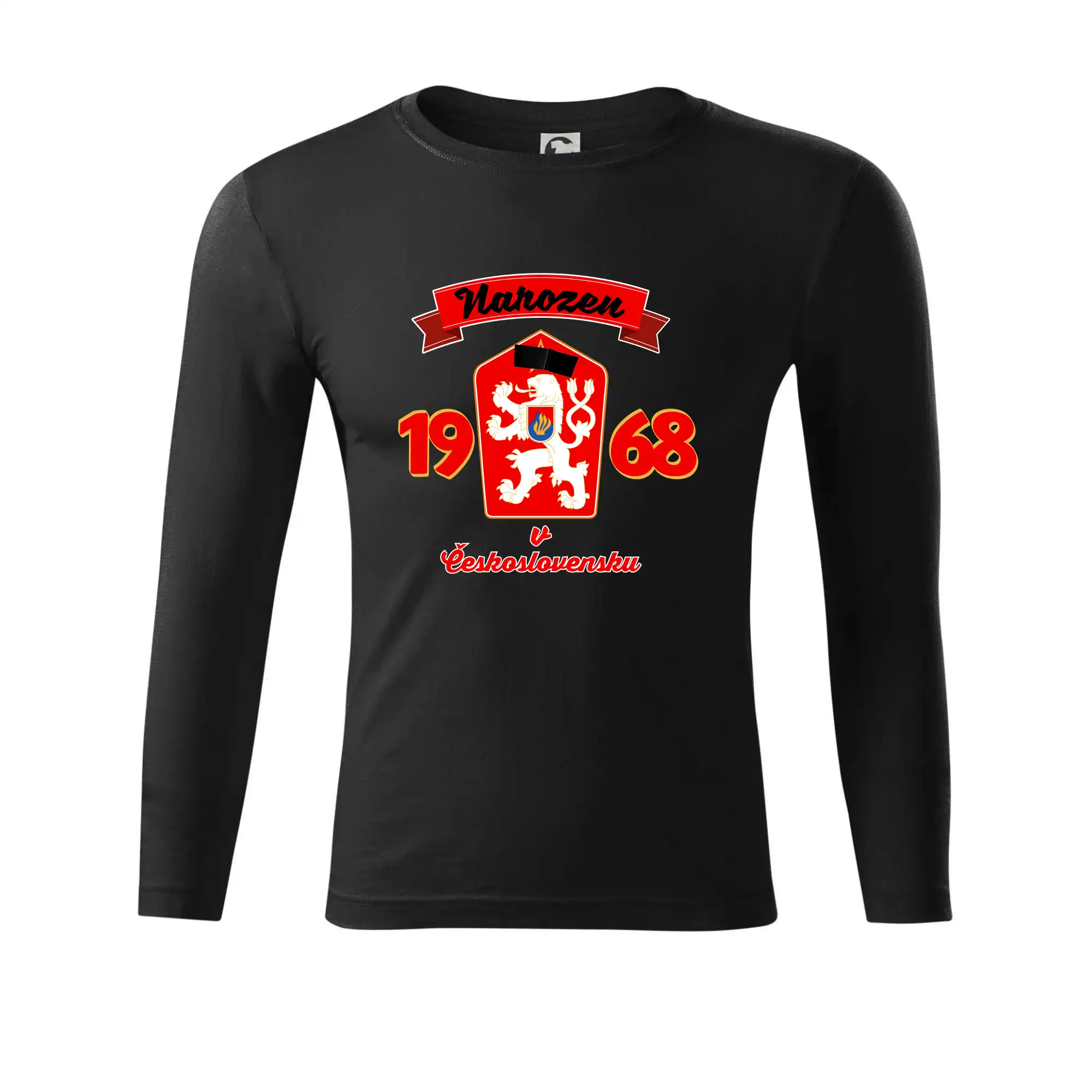 Narozen v Československu - Přelepený znak 1968