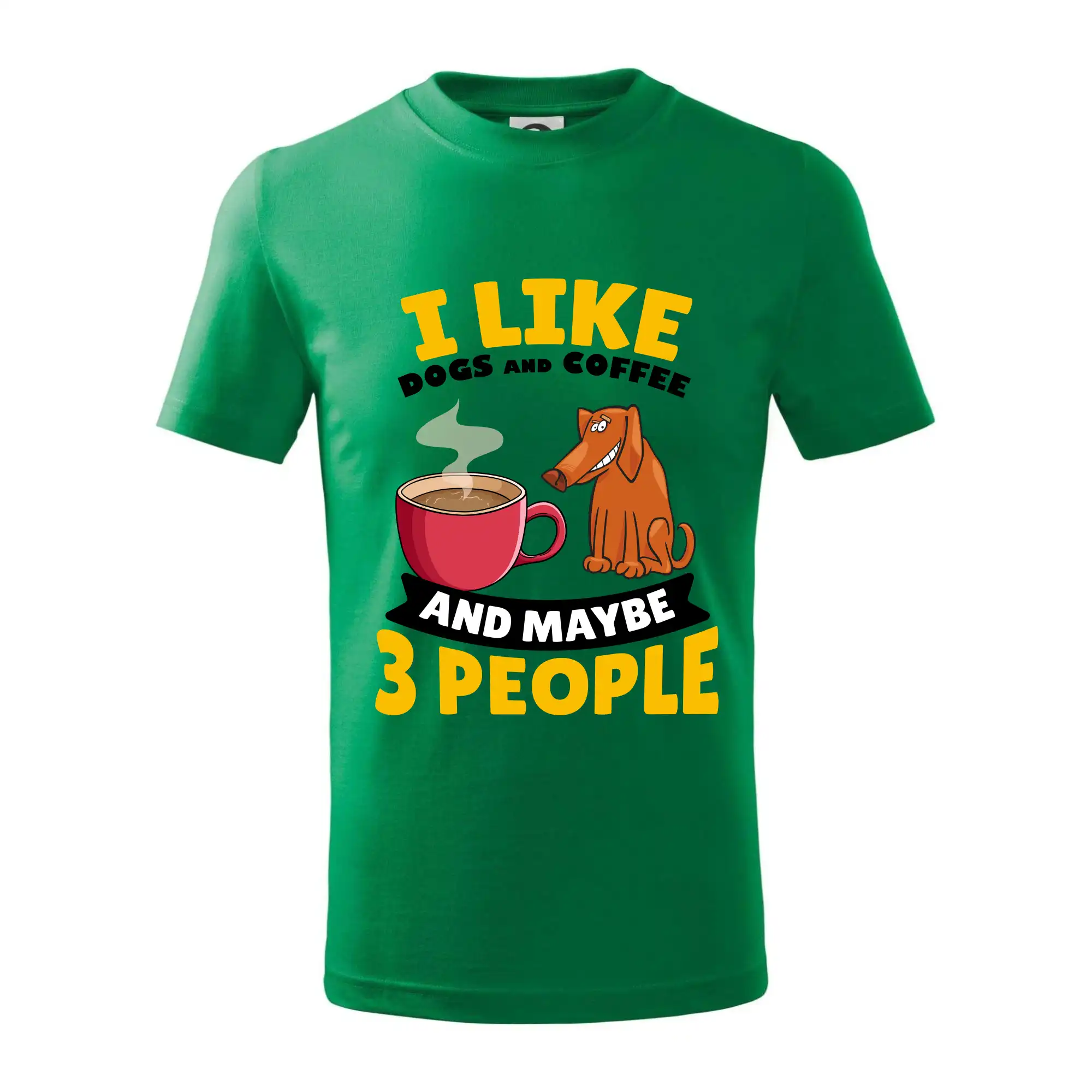 I like dogs and coffee and maybe 3 people