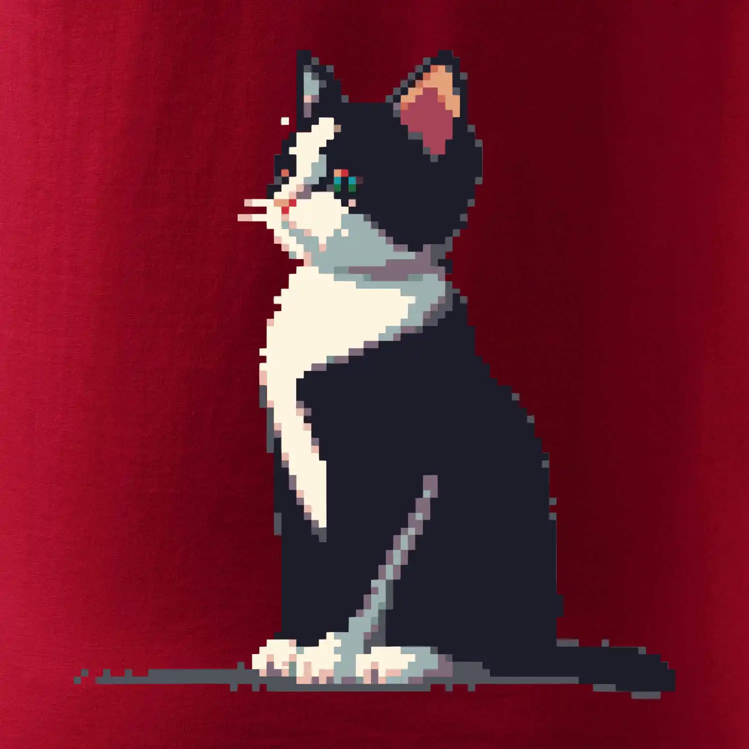 Mourovatá kočka pixel
