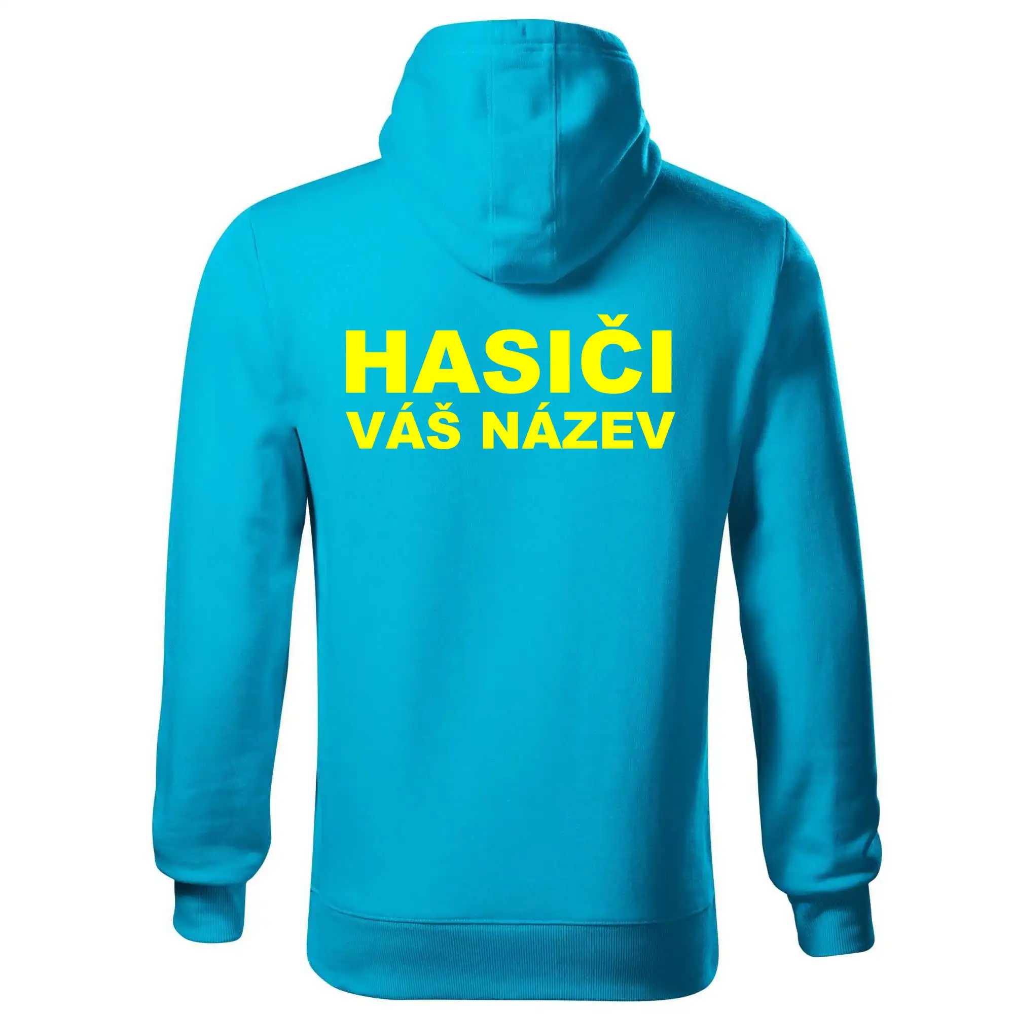 Hasiči - žlutý nápis - váš název sboru