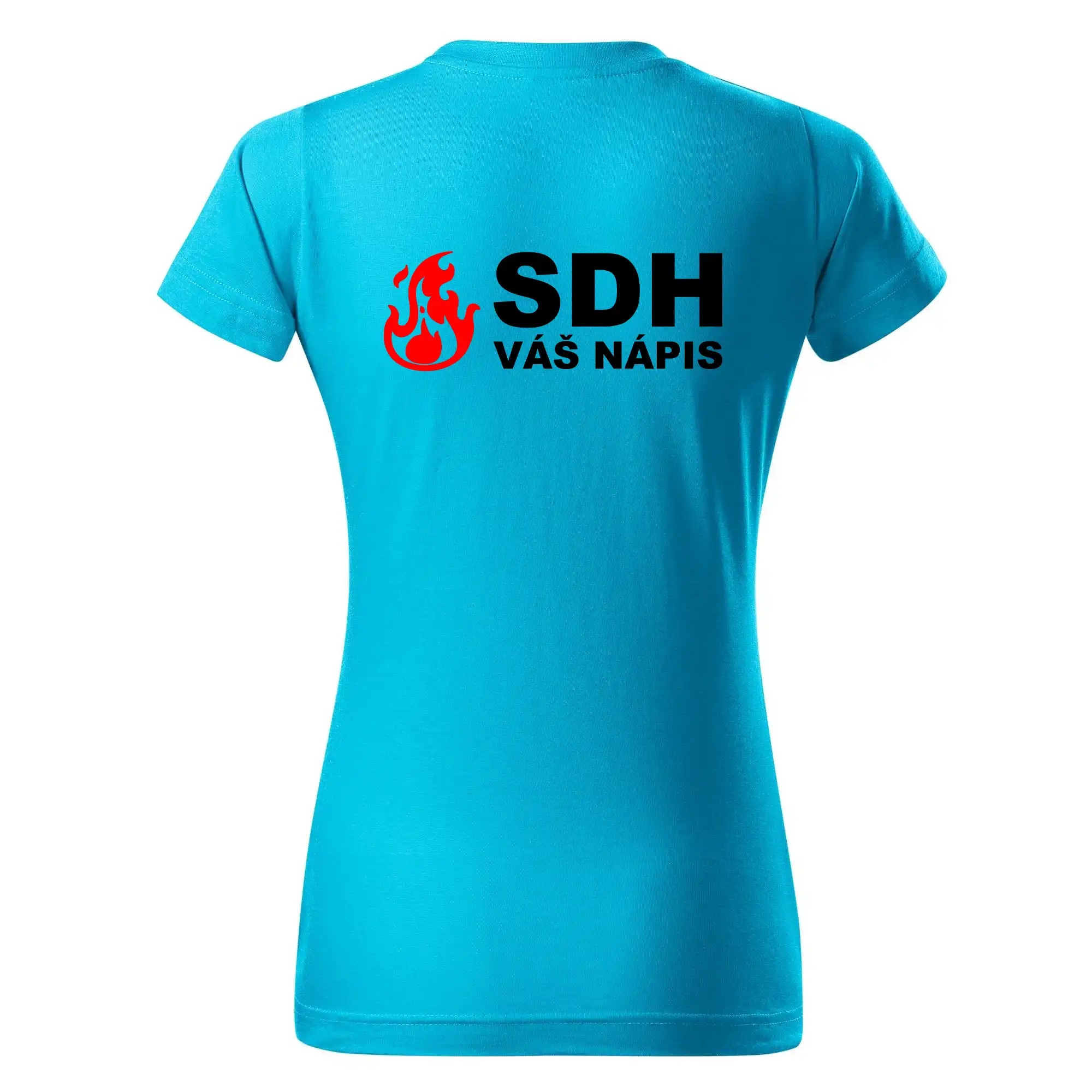 SDH nápis (oheň, název sboru - vlastní nápis)