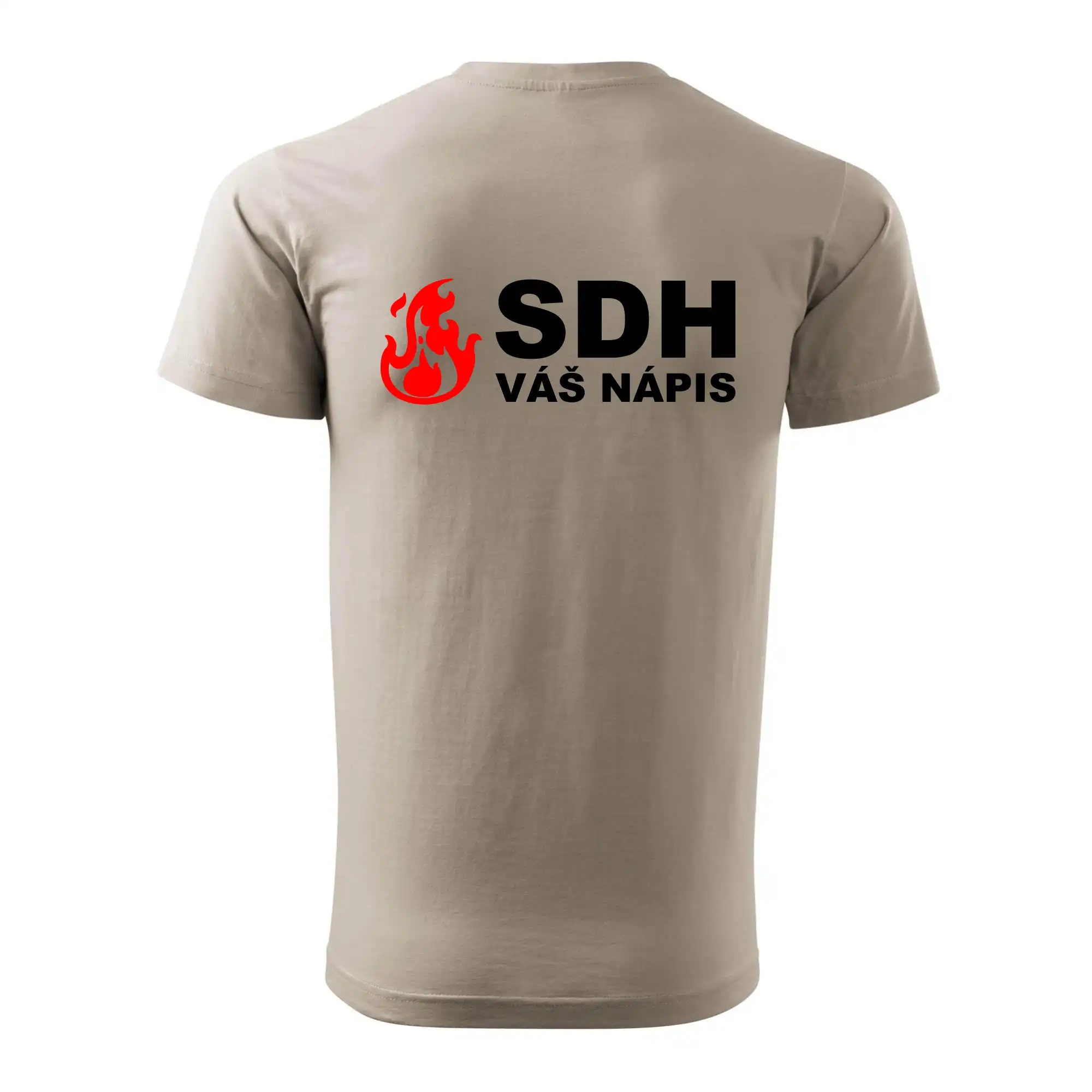 SDH nápis (oheň, název sboru - vlastní nápis)