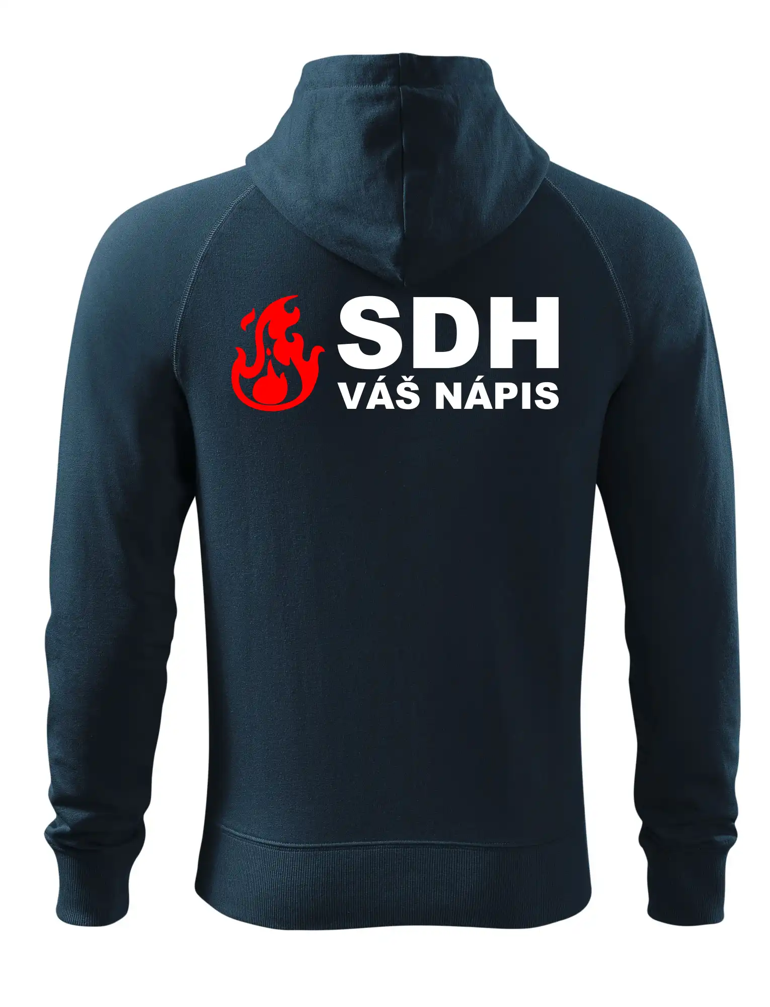 SDH nápis (oheň, firesport, název sboru - vlastní nápis)