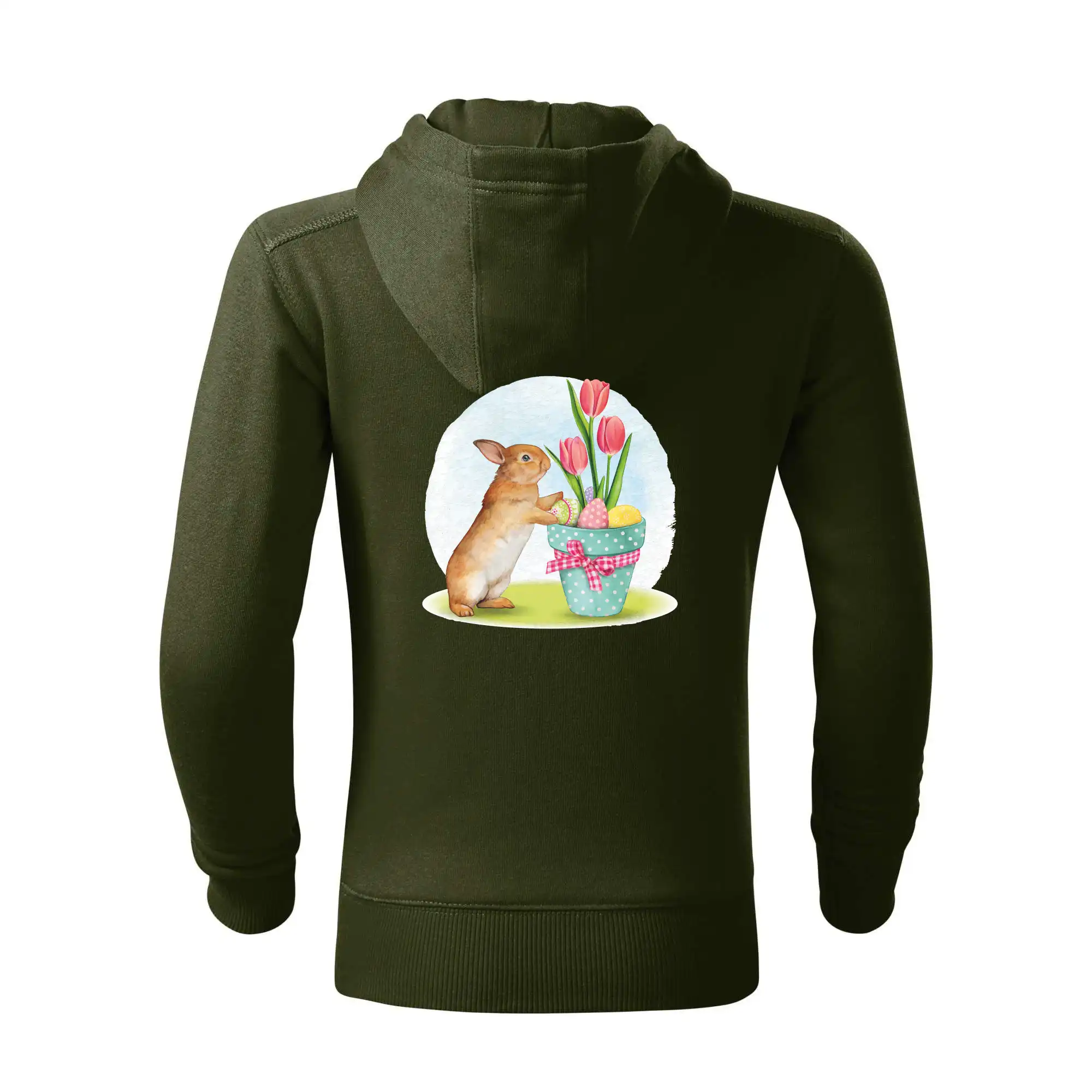 Velikonoční zajíček tulipány