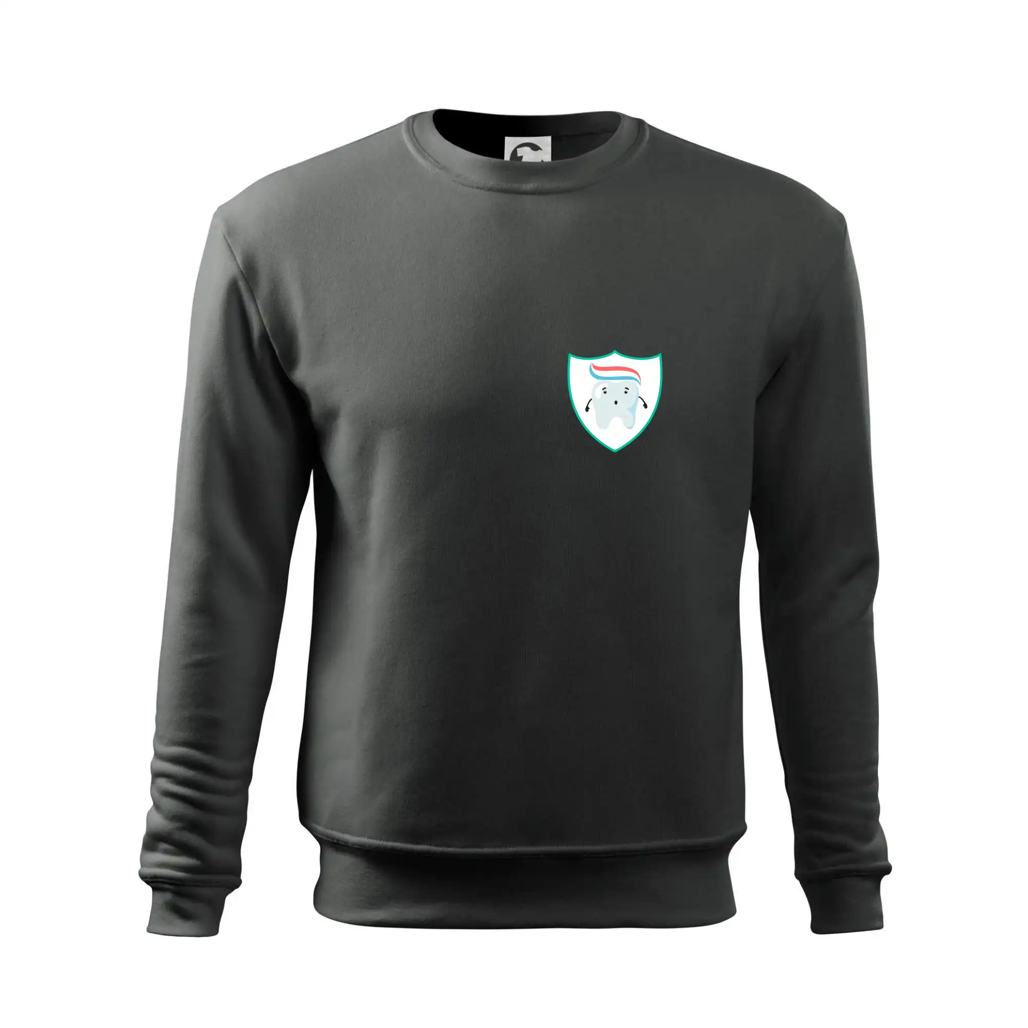 Zoubek na prsu - zubní pasta