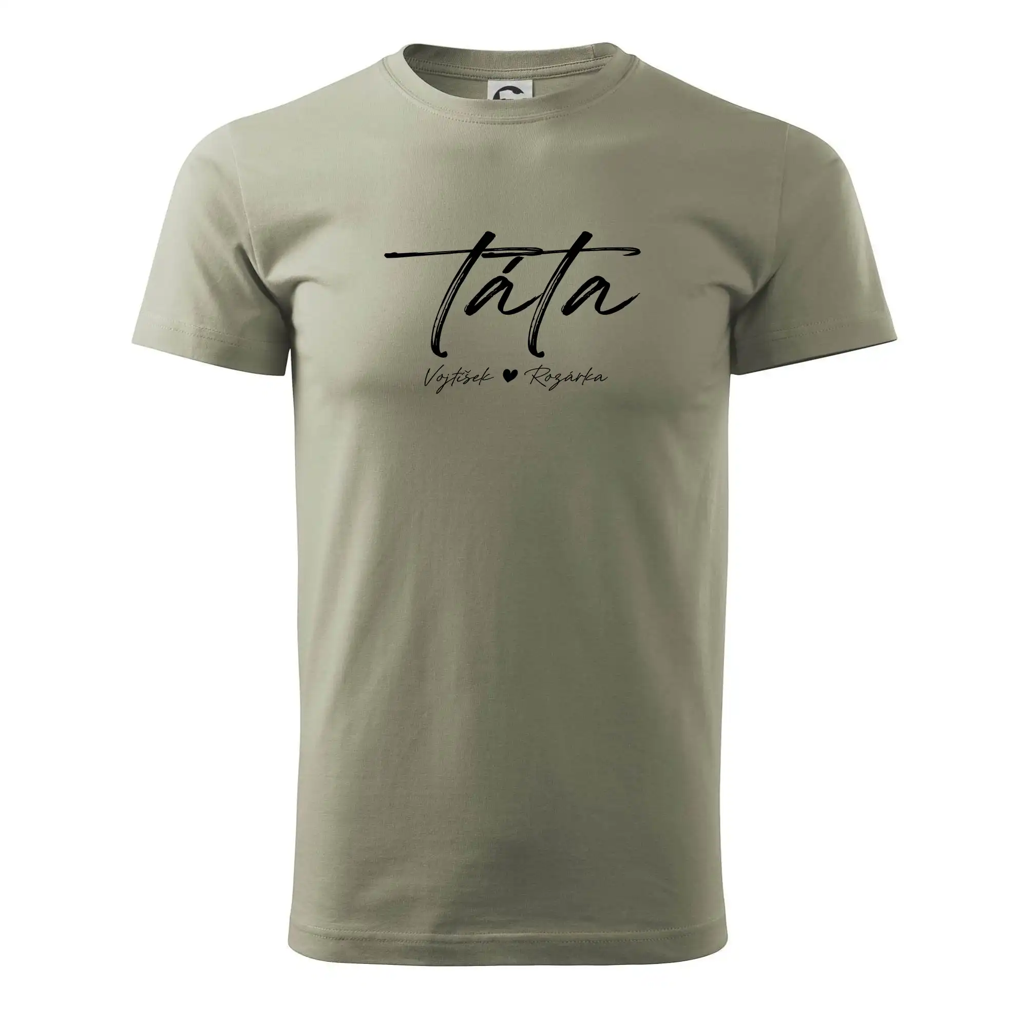 Triko táta psací se jmény dětí