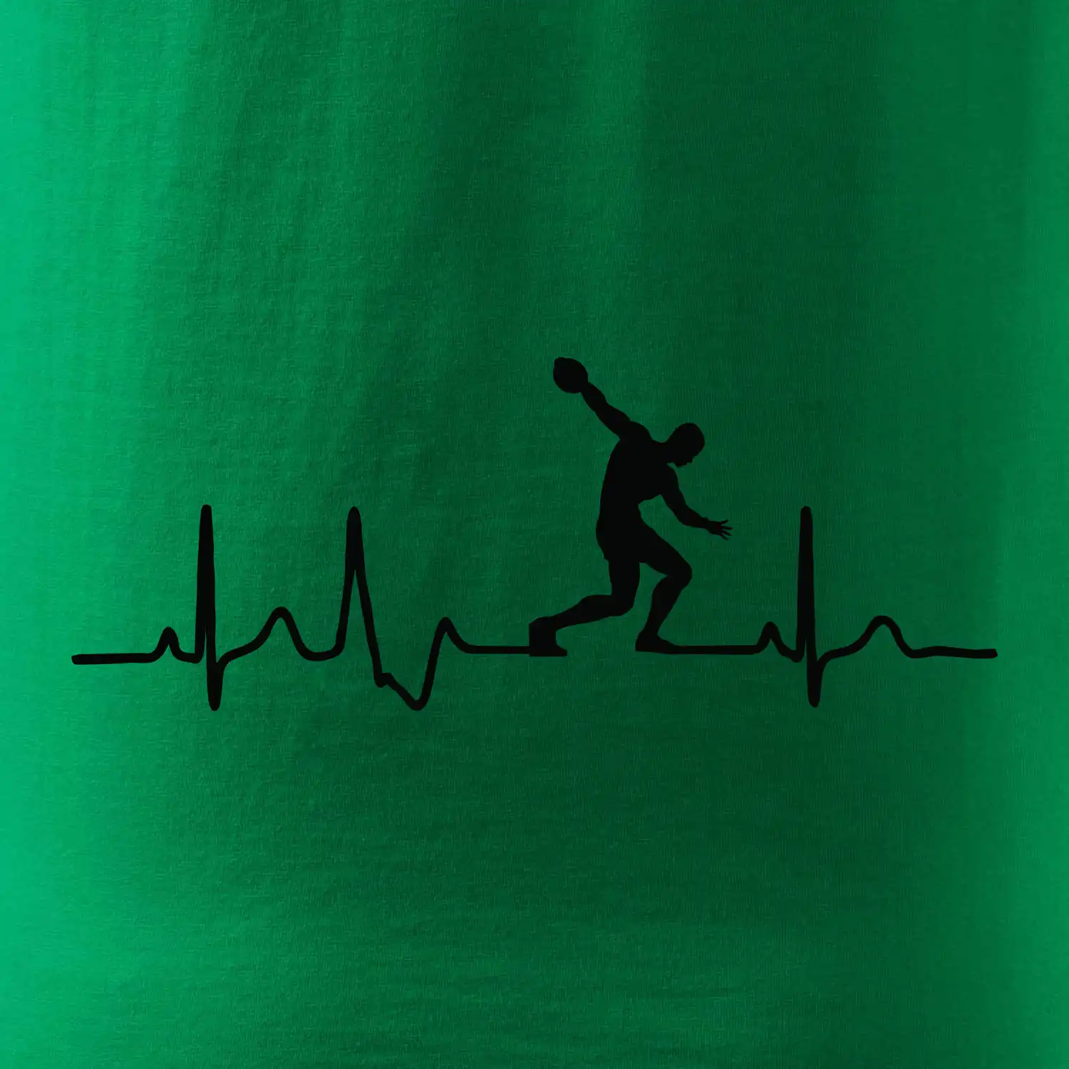 EKG hod diskem