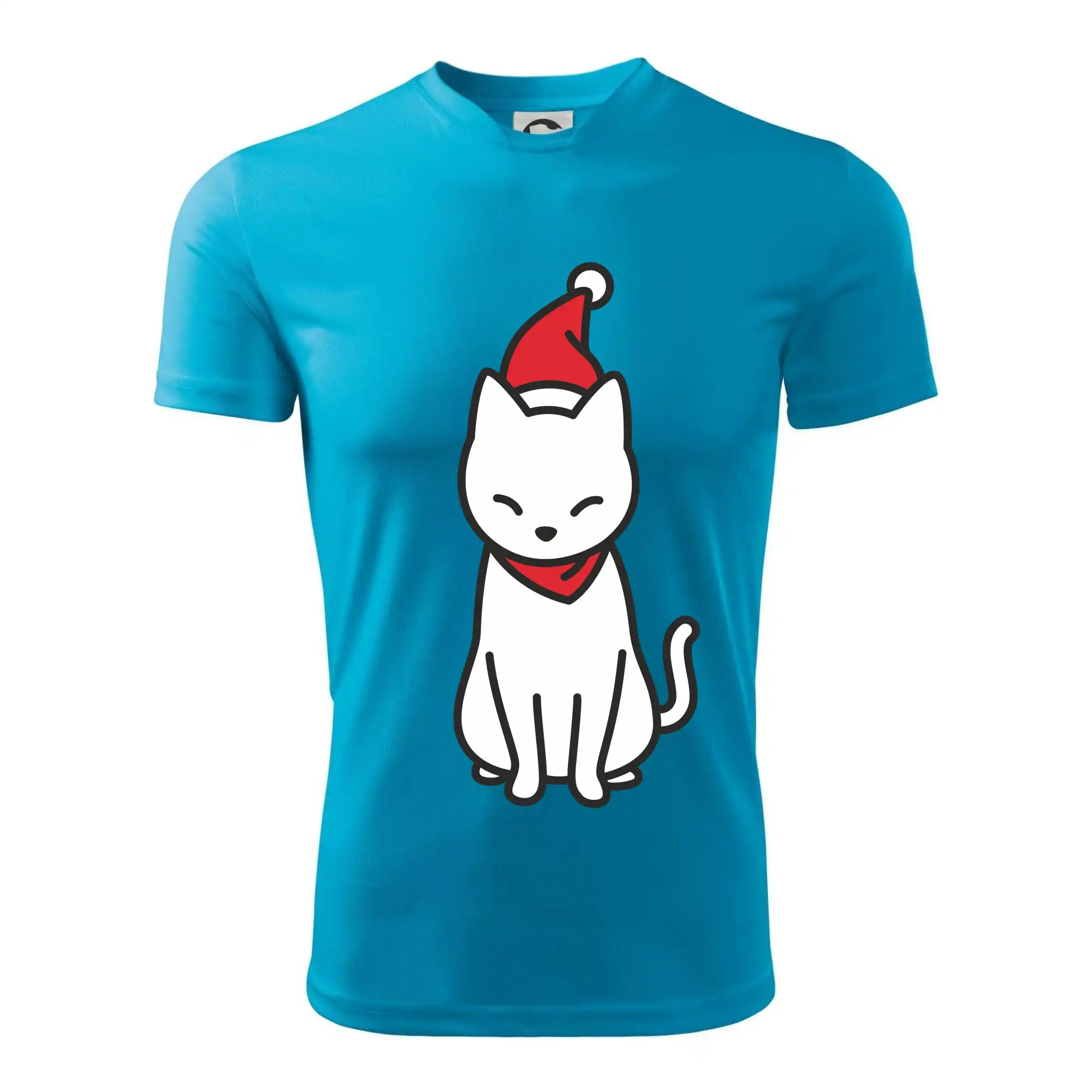 Vánoční kočka sedící
