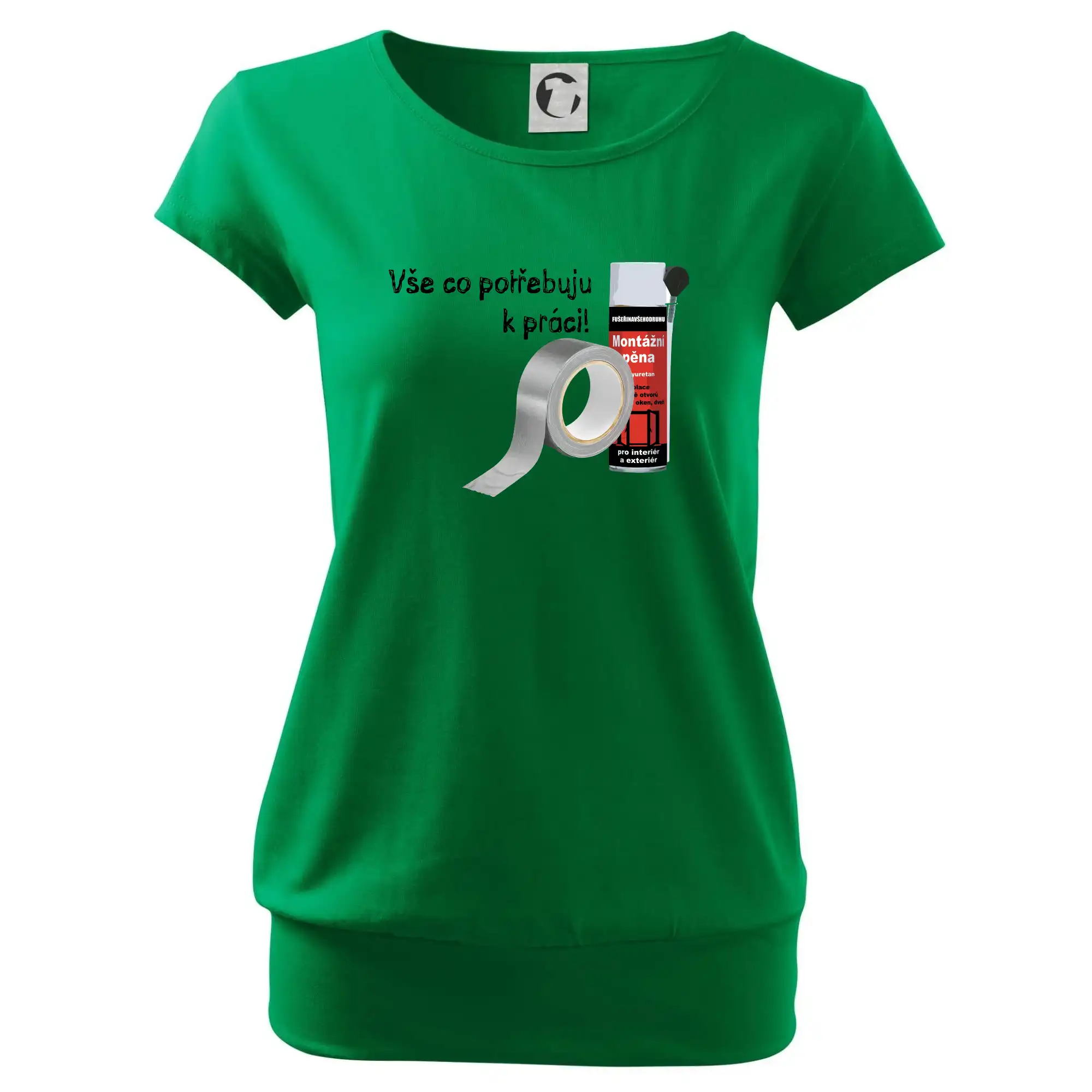 Pěna  a páska - vše co potřebuji k práci