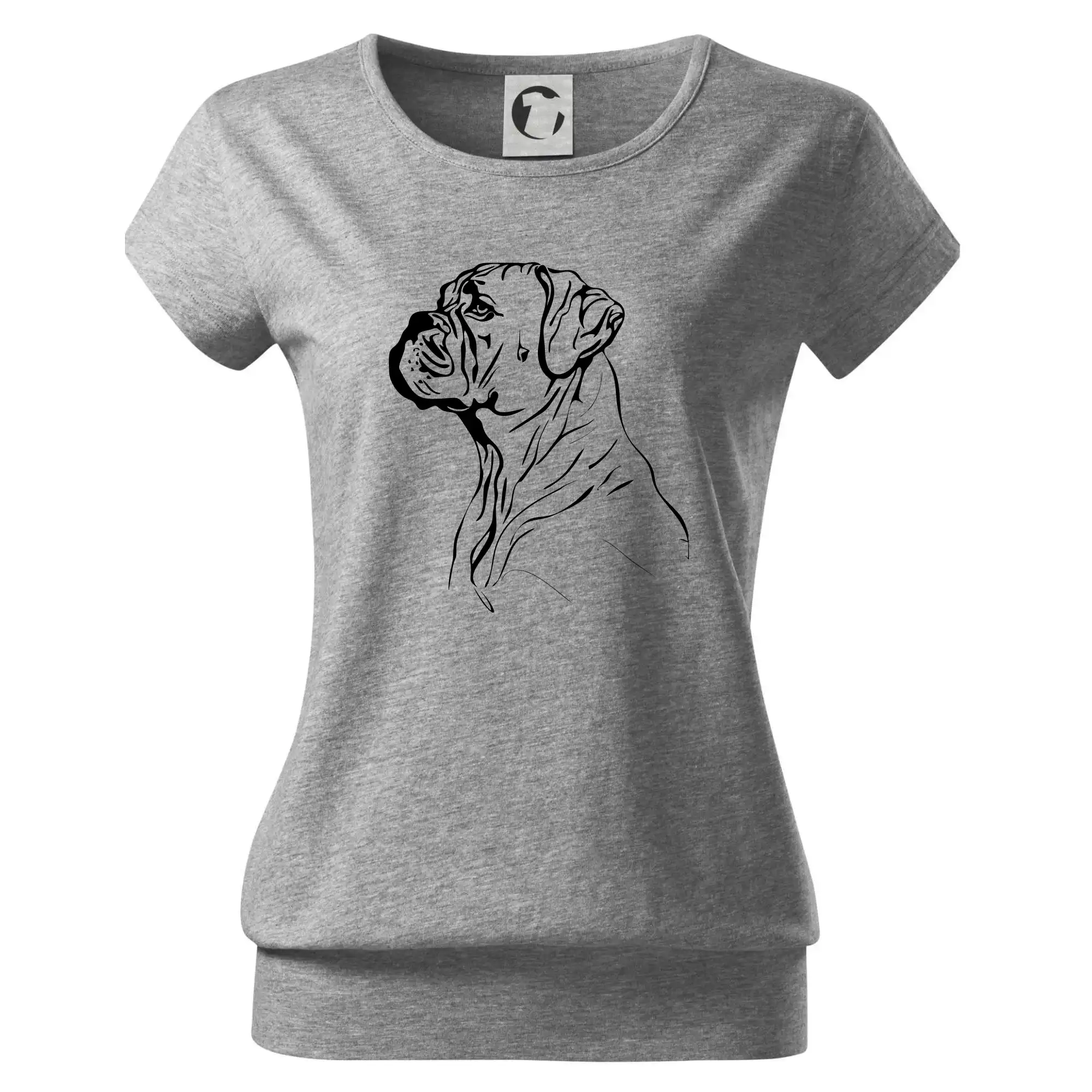 Boxer černá kresba