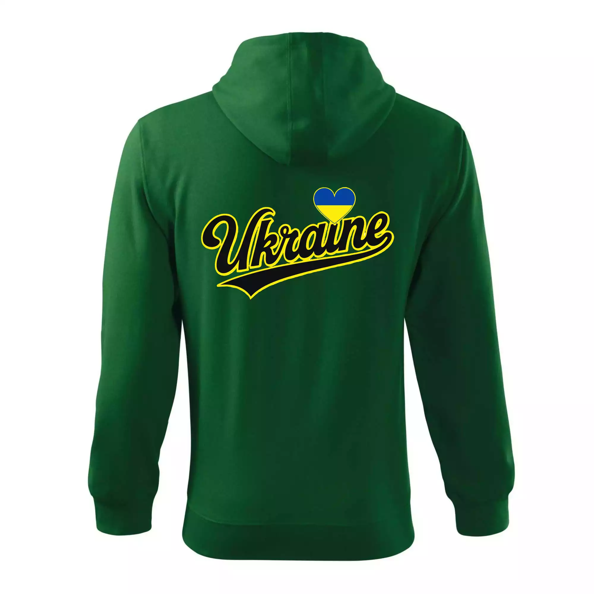 Ukraine - nápis černý