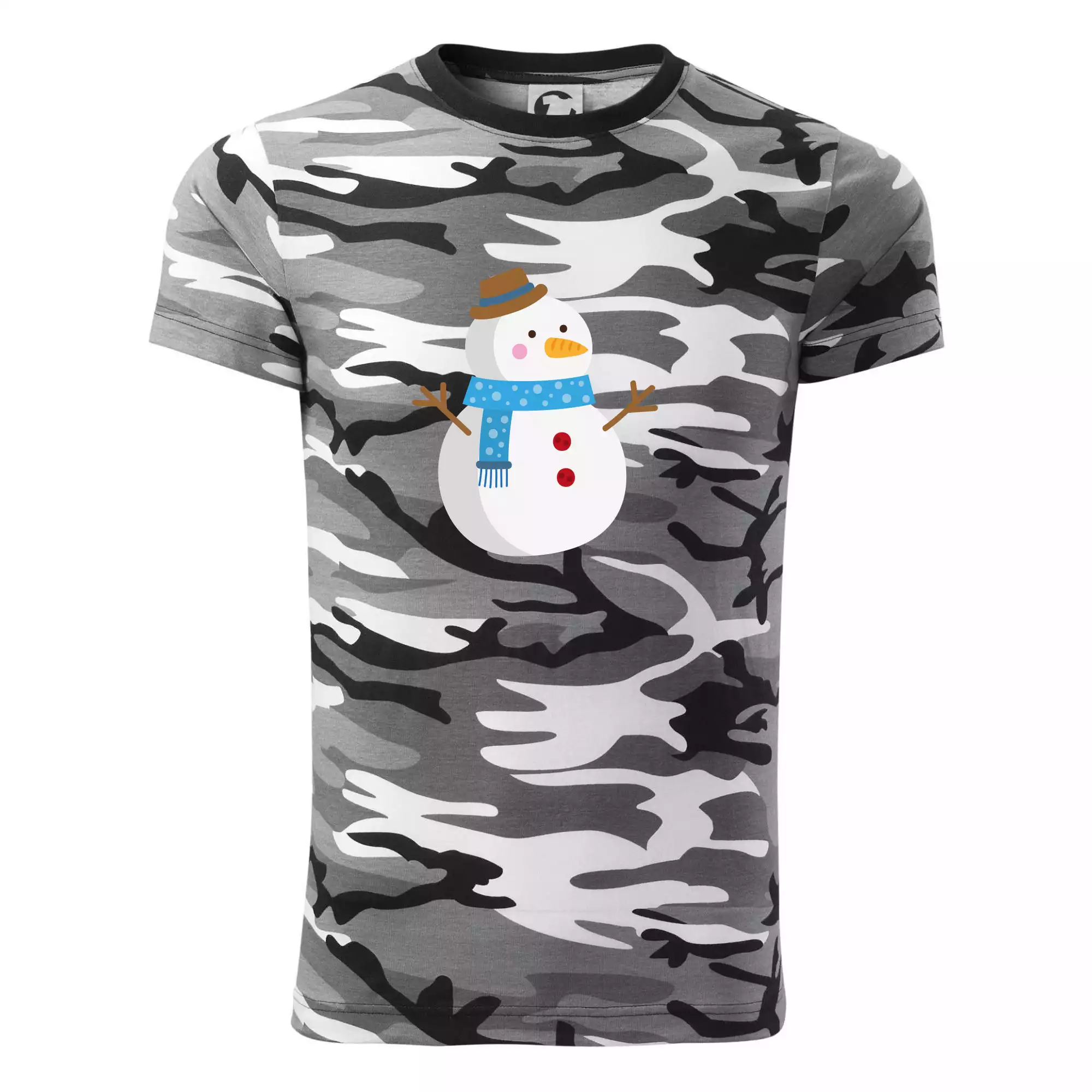 Sněhulák se šálou