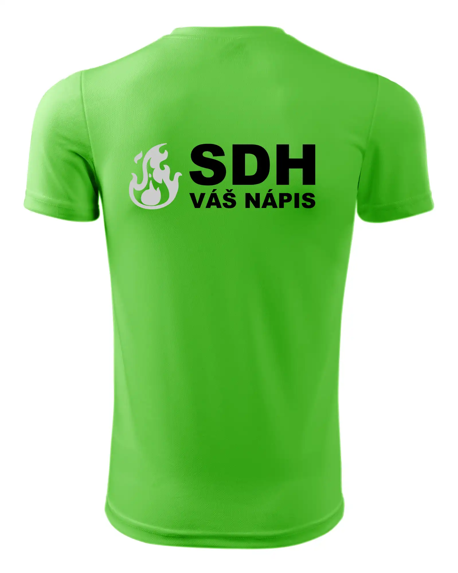 SDH REFLEXNÍ nápis (oheň, firesport, název sboru - vlastní nápis)