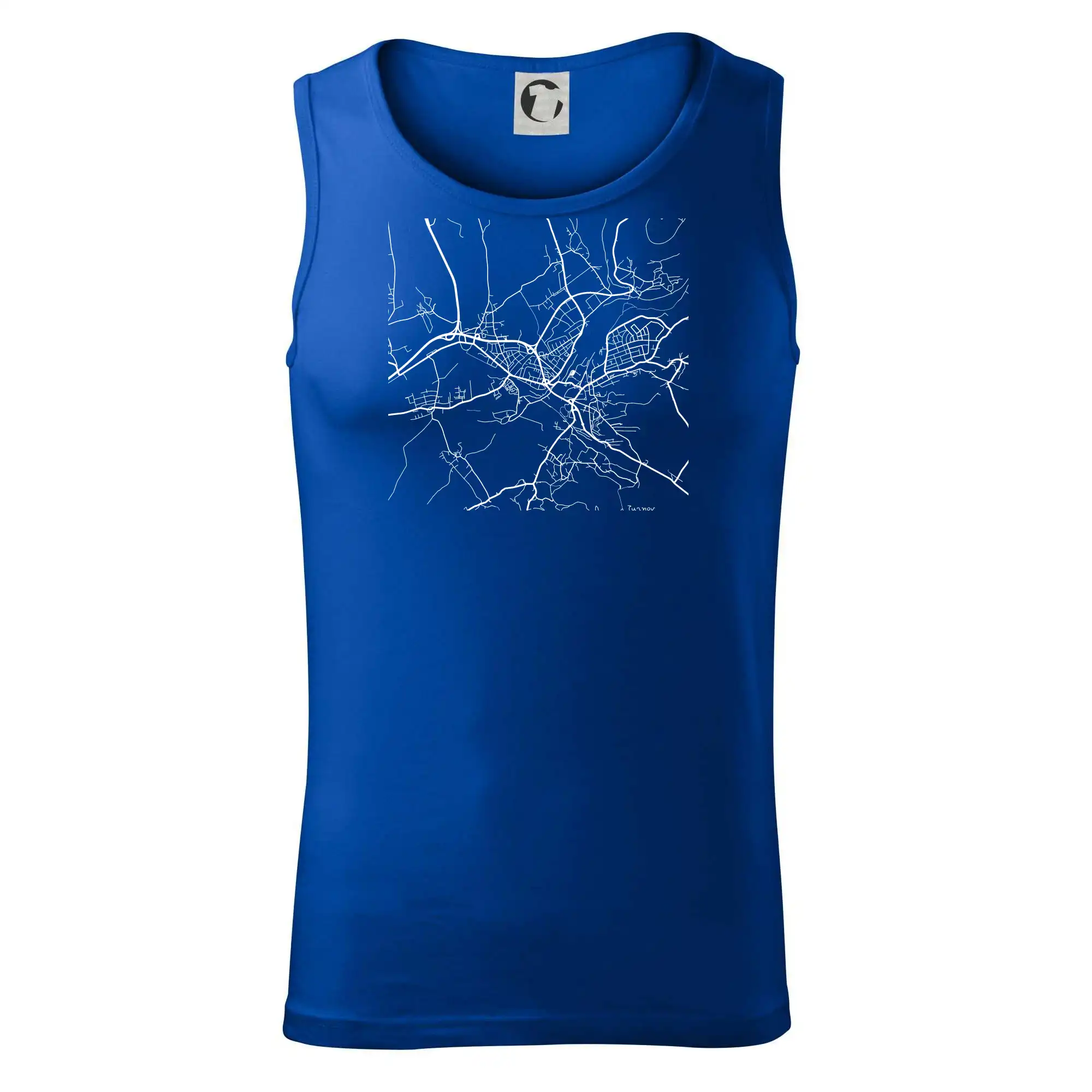 Mapy měst černobílé Turnov