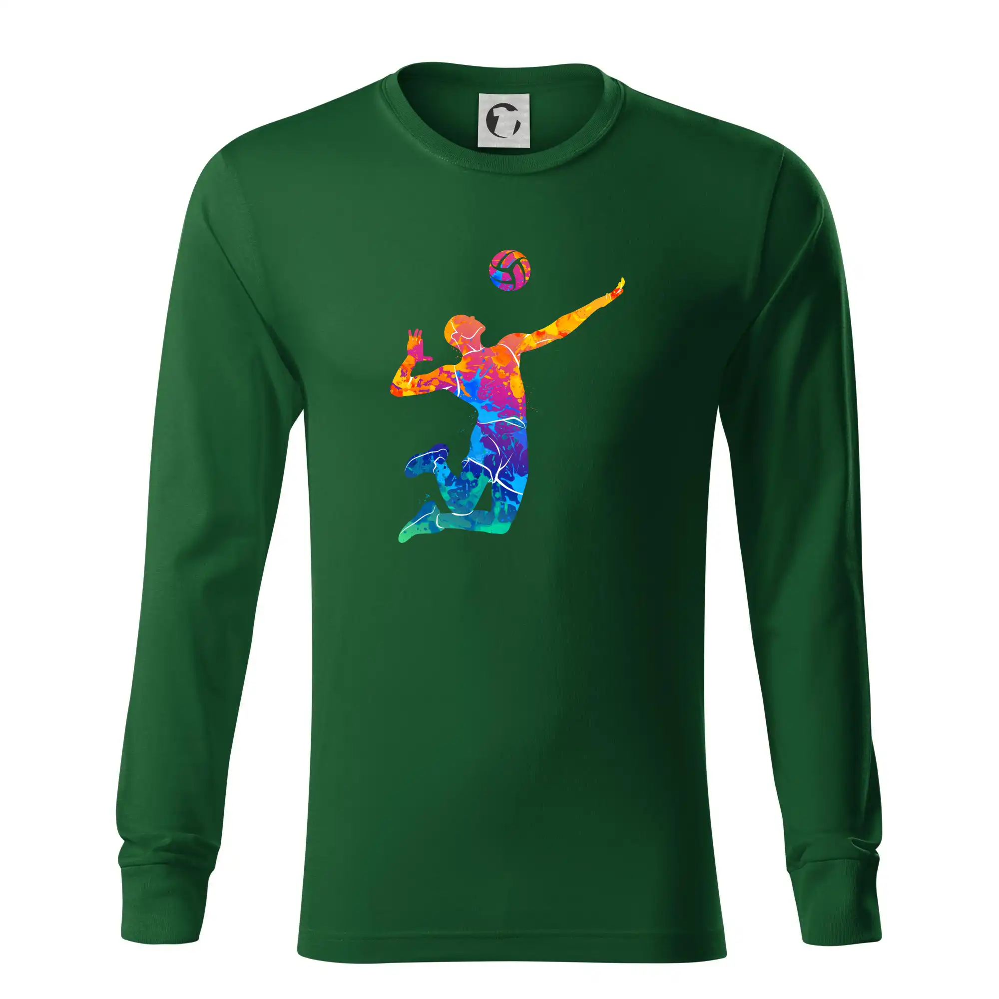 Volejbalista splash s míčem