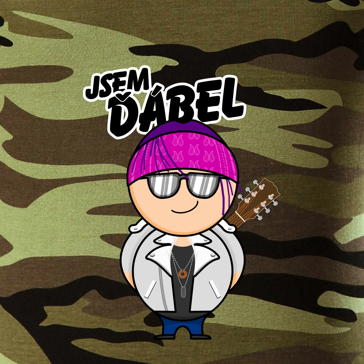 Jsem ďábel muzikant rocker