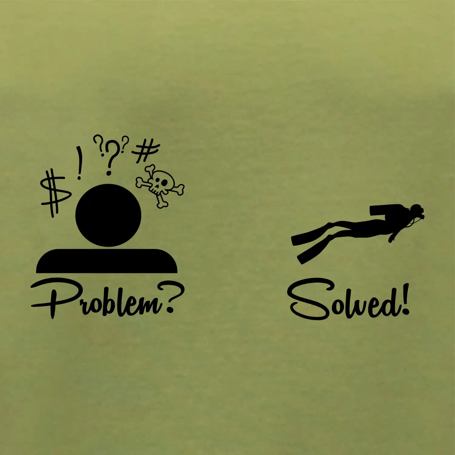 Problem solved - potápění