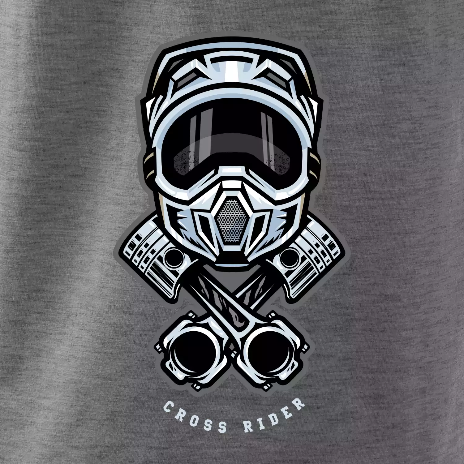 Cross rider písty helma