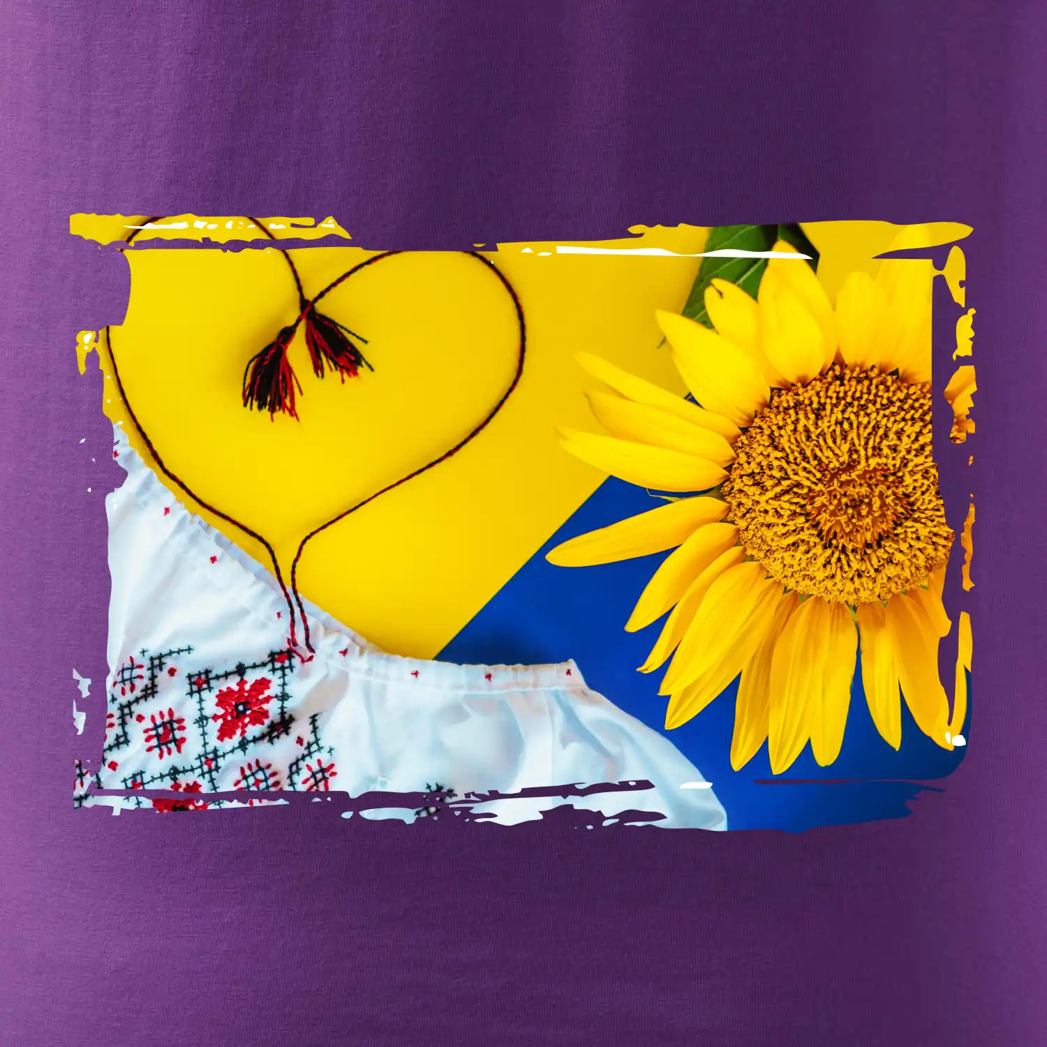 Ukrajina slunečnice a kroj