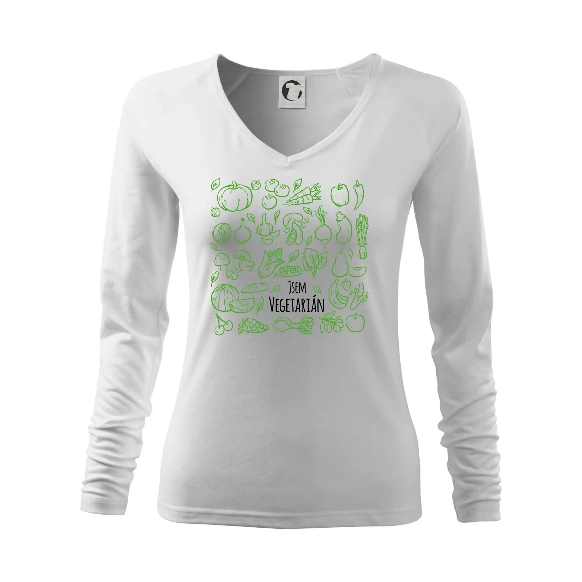 Jsem vegetarián - zelenina ve čtverci