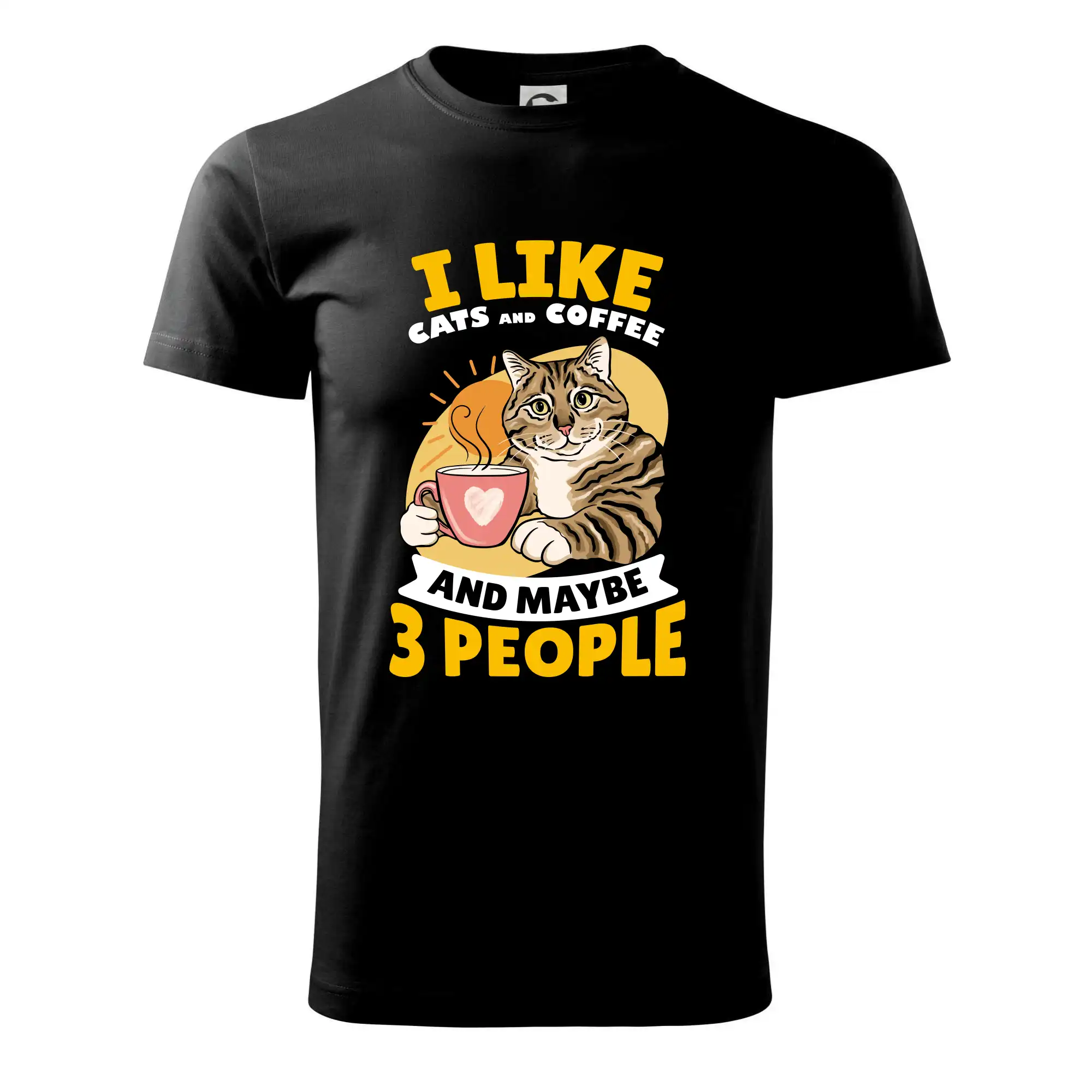 I like cats and coffee and maybe 3 people