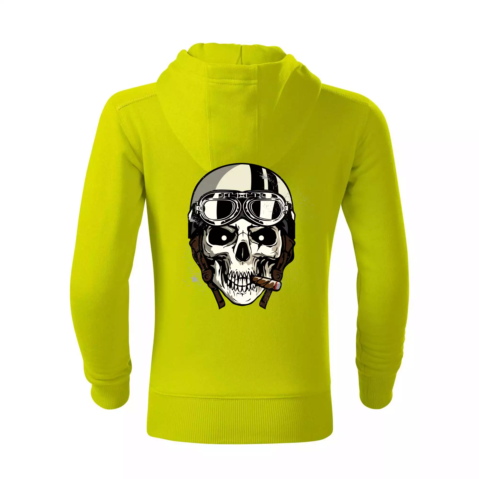 Motorkářská helma a doutník