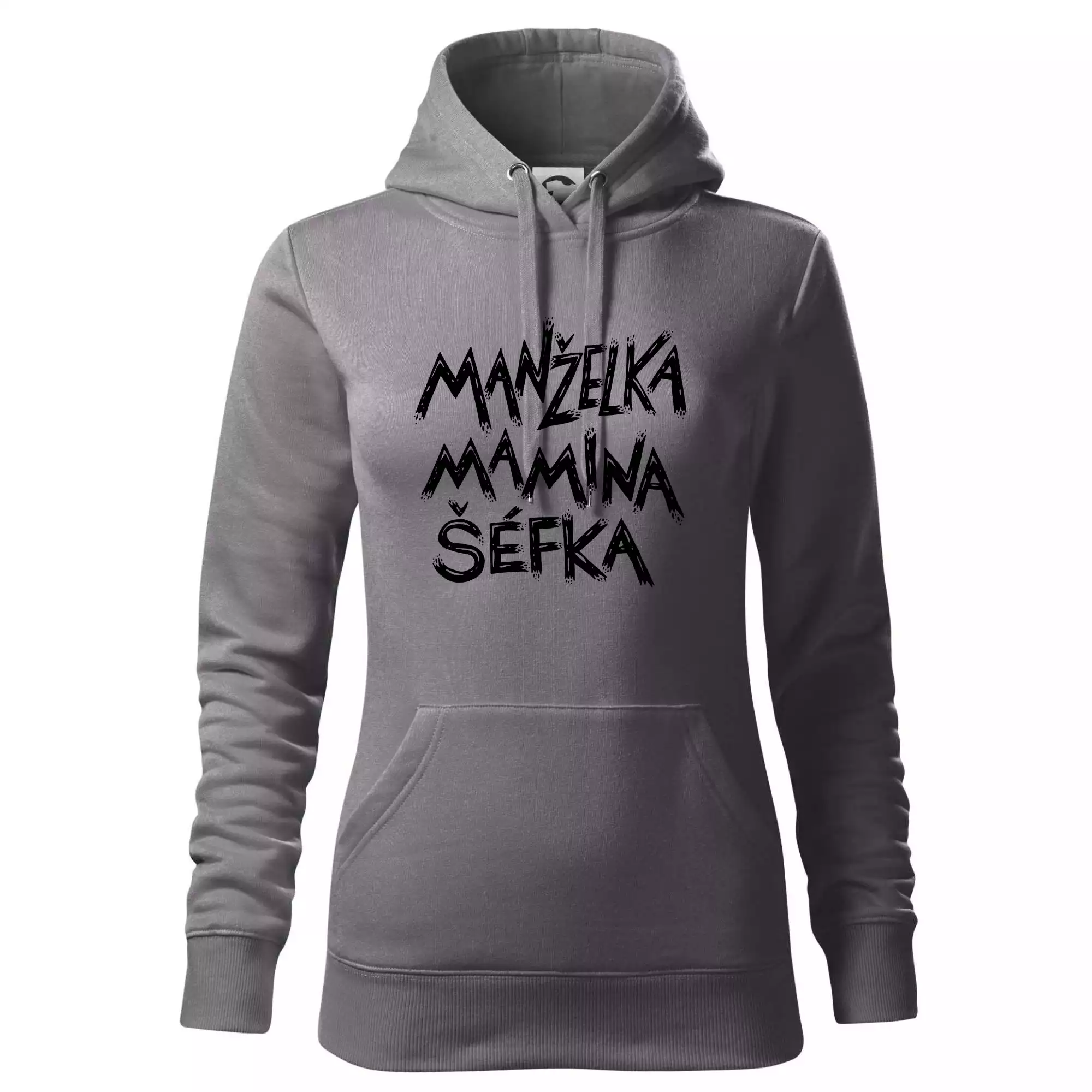 Manželka mamina šéfka - nápis štětkou (Pecka design)