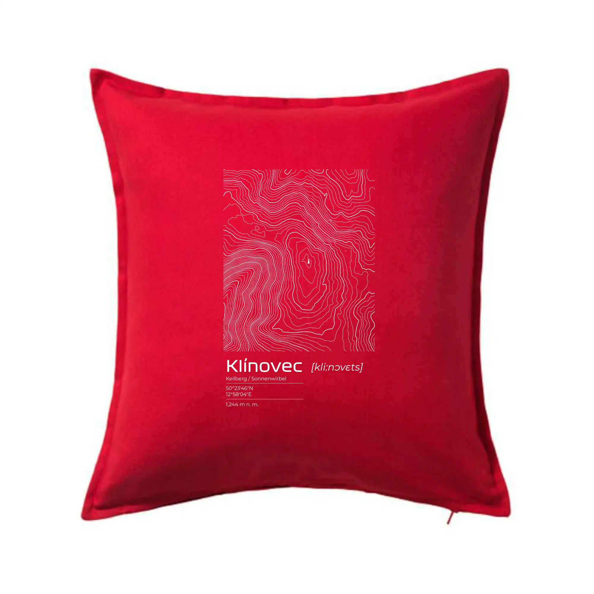 Klínovec - vrstevnice v obdélníku