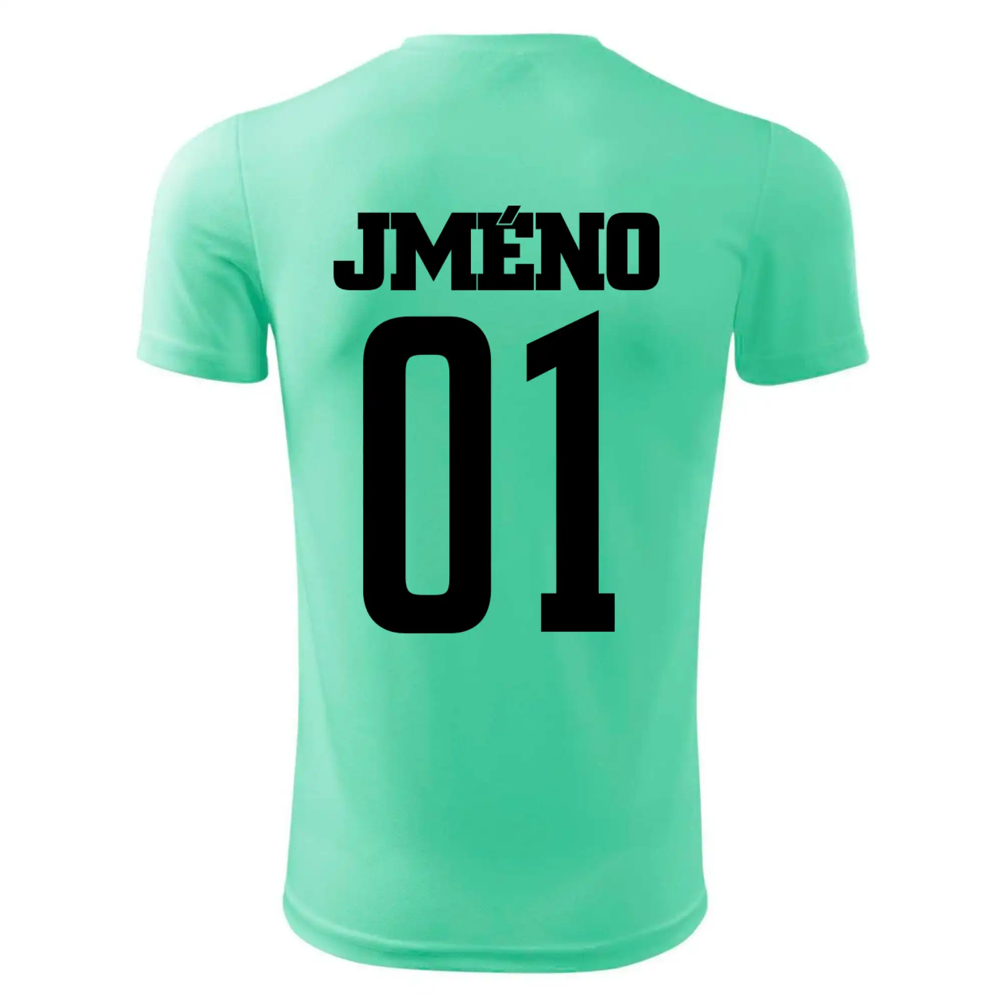 Fotbalový dres - vlastní jméno a číslo