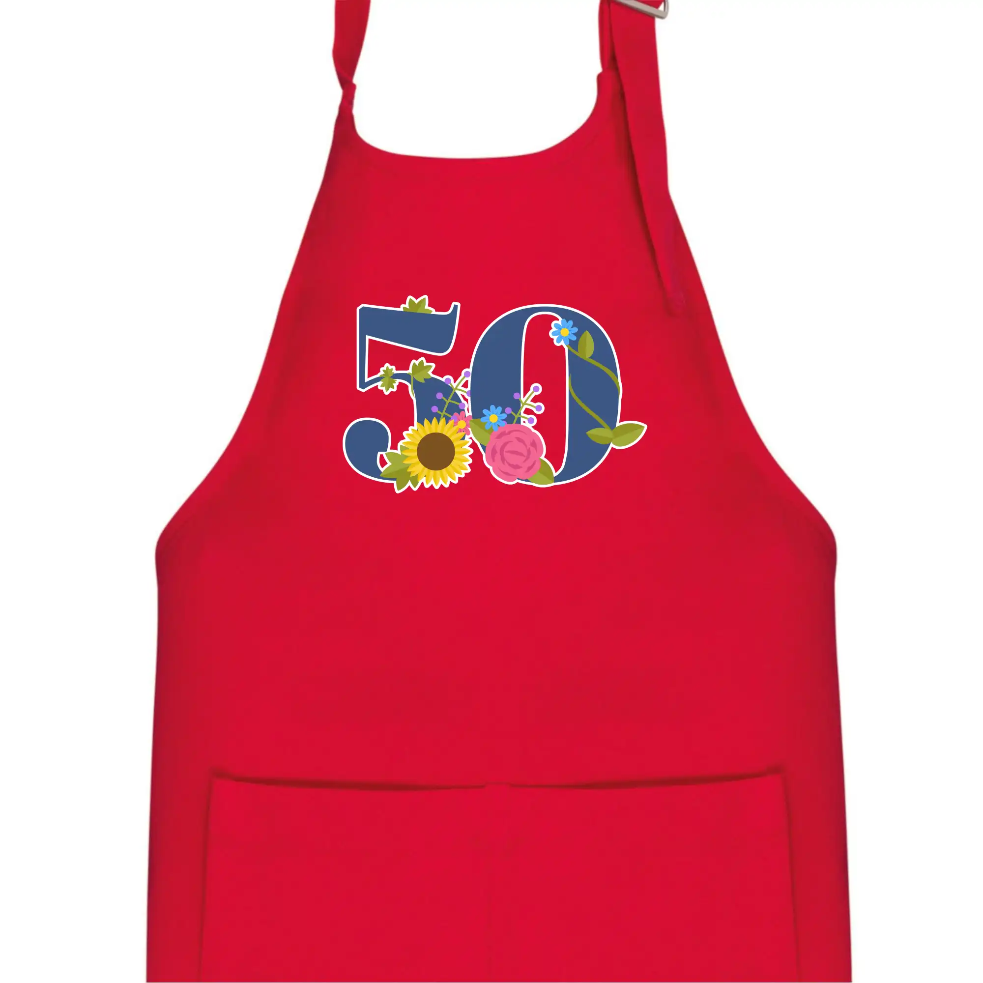 Květinové číslo kreslené - 50