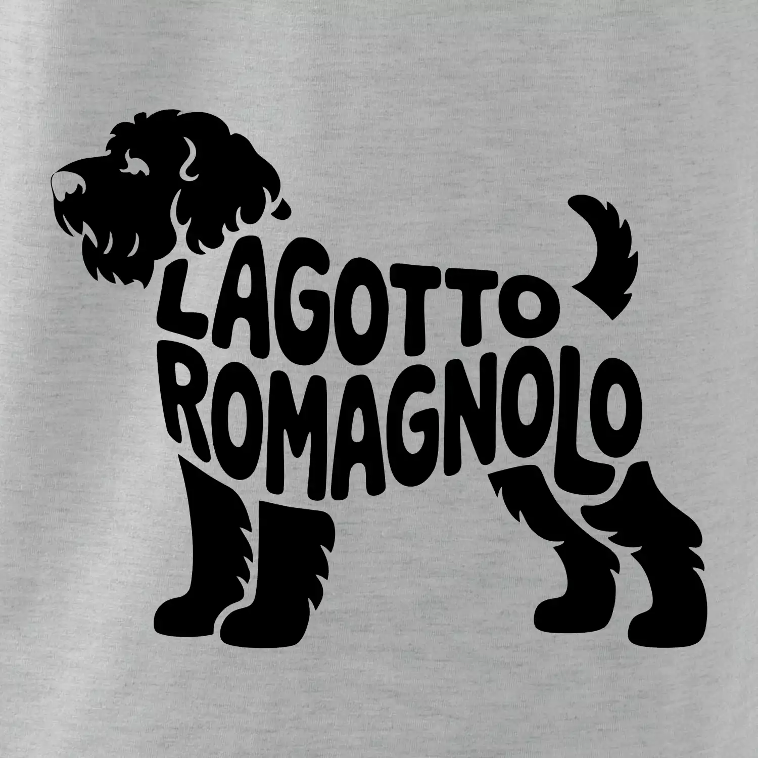 Lagotto romagnolo nápis v těle