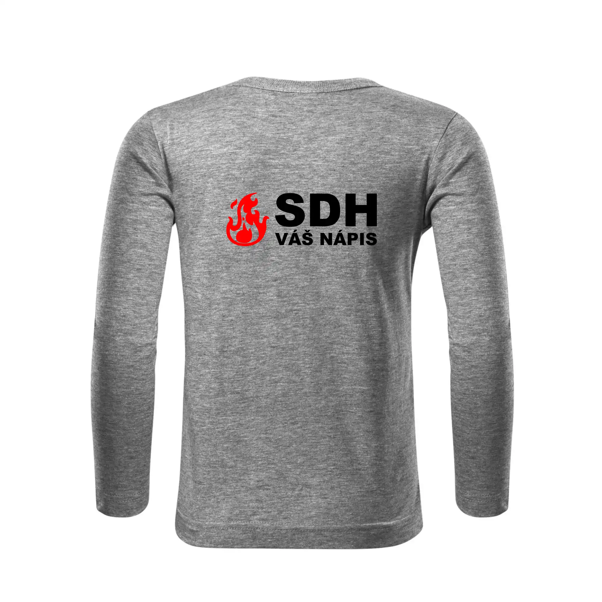 SDH nápis (oheň, název sboru - vlastní nápis)