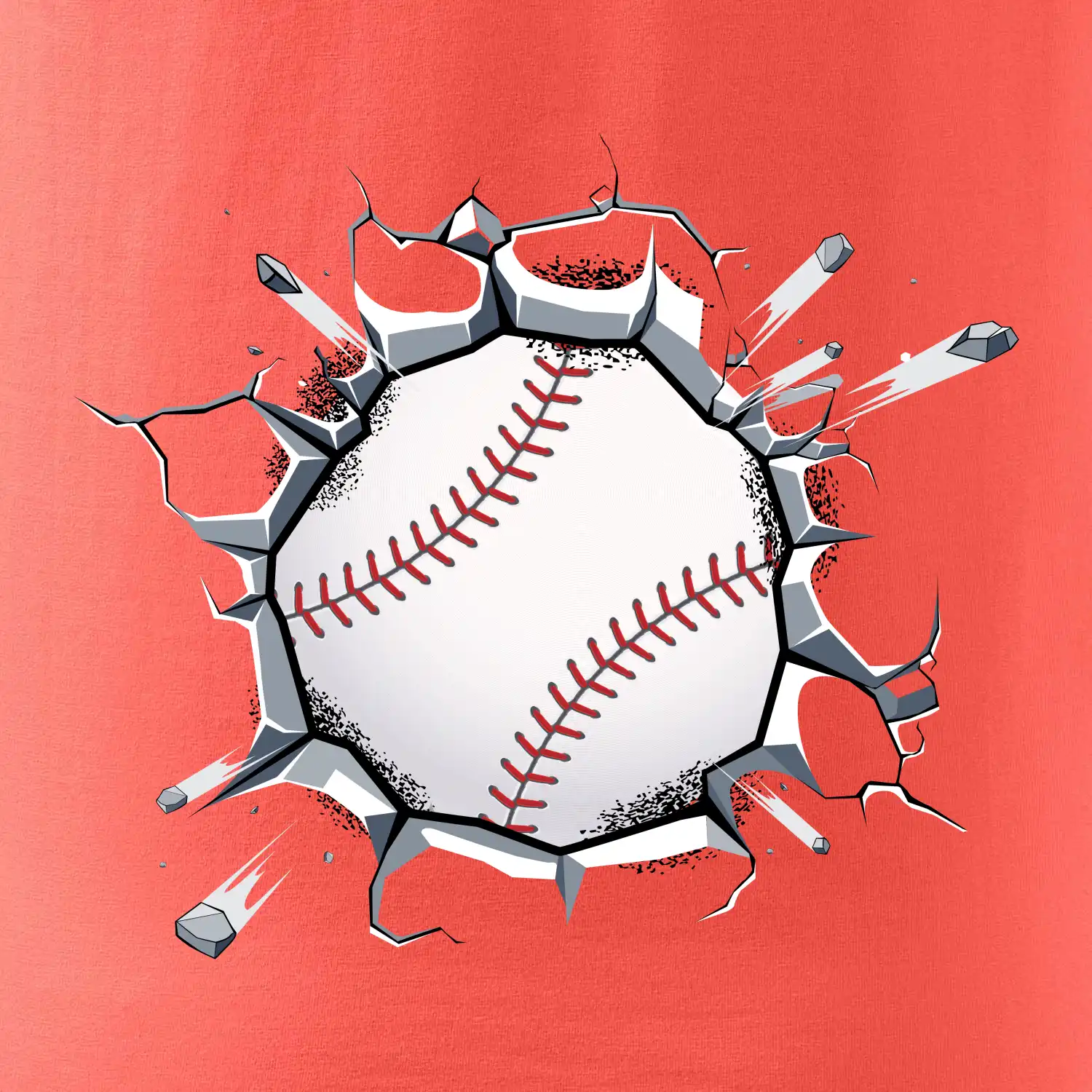 Baseball míč v triku