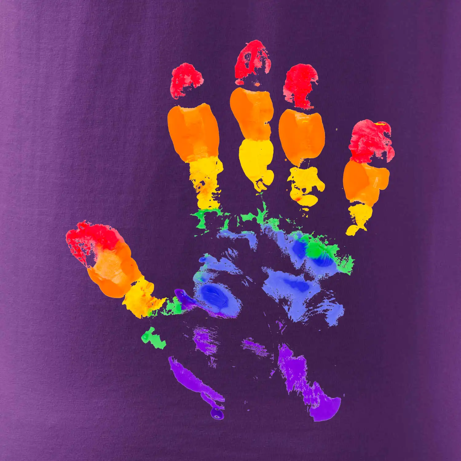 LGBT hand print