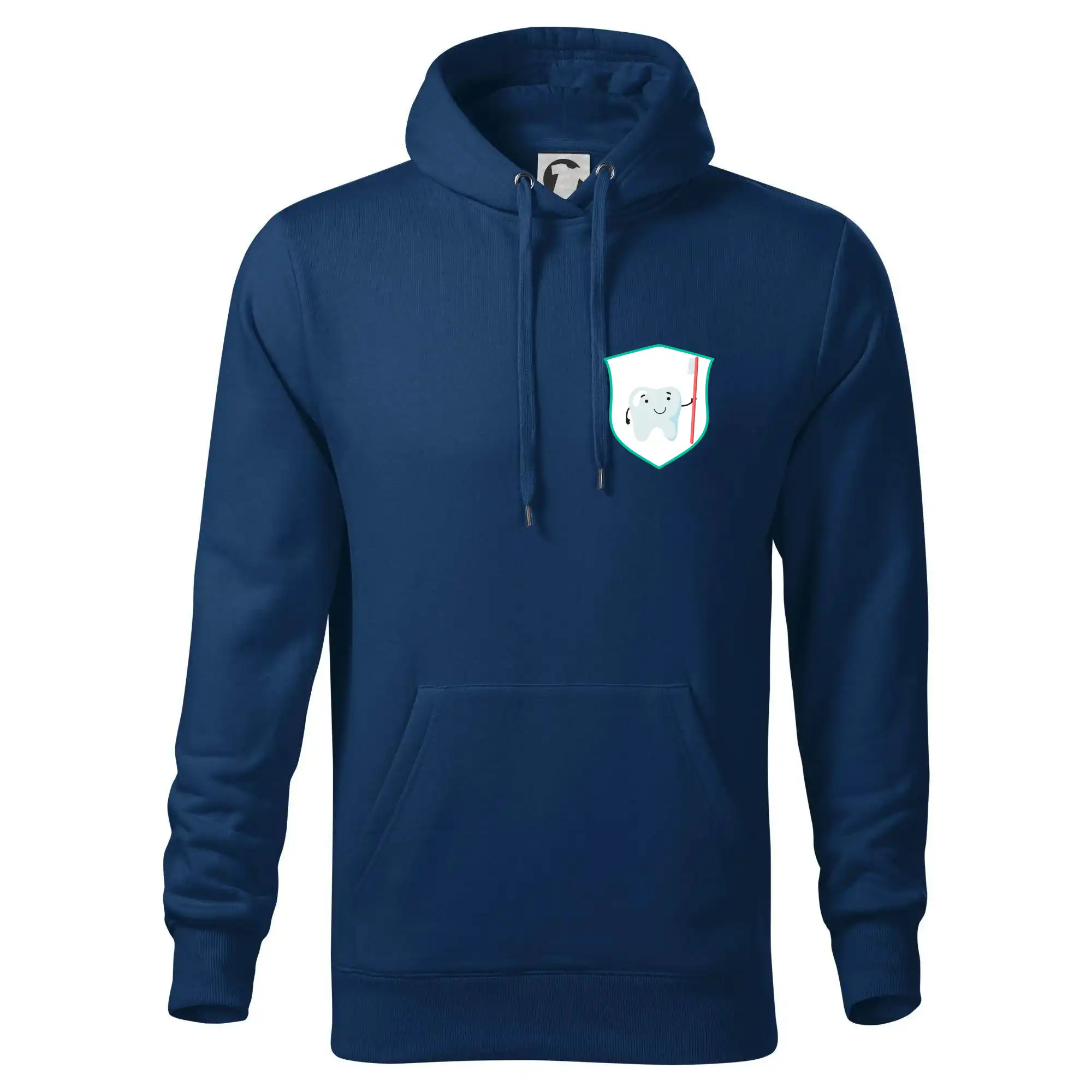 Zoubek na prsu - zubní kartáček