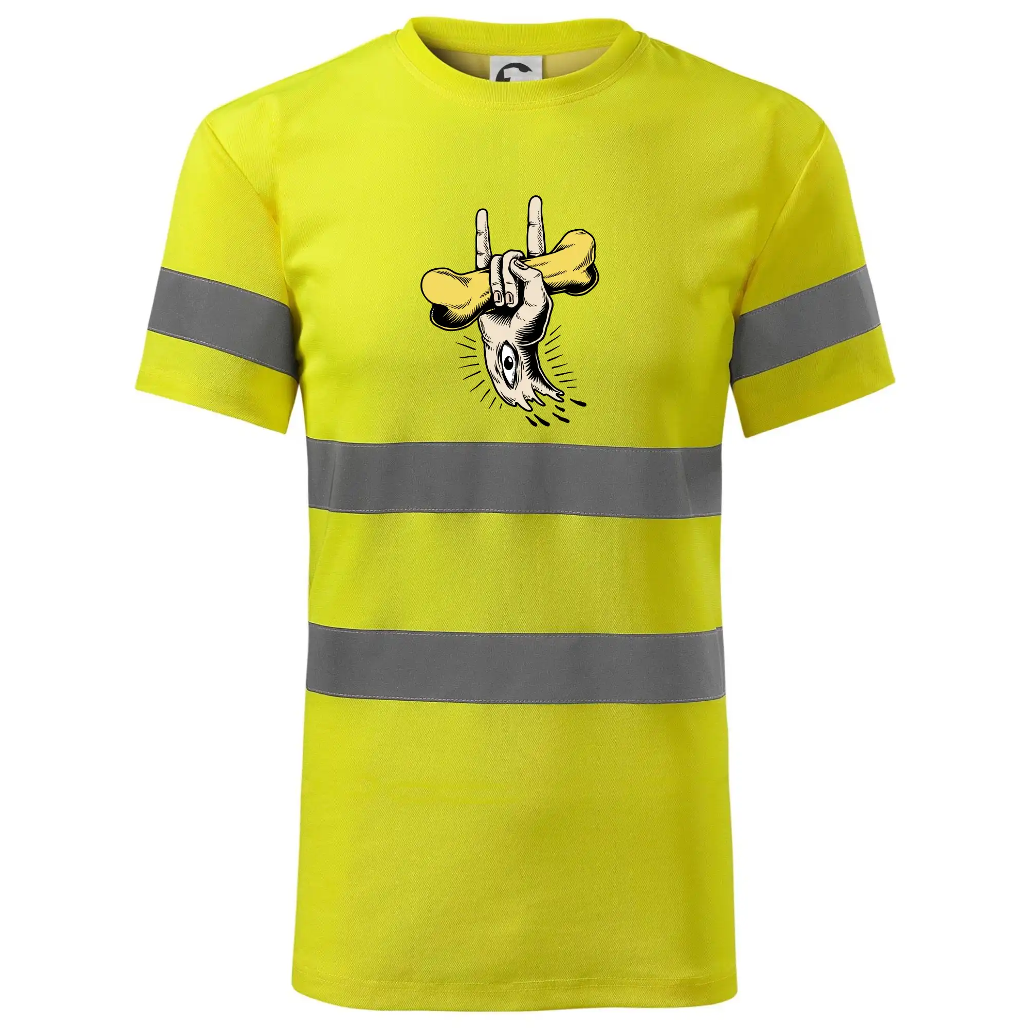 Rocková ruka kost a oko