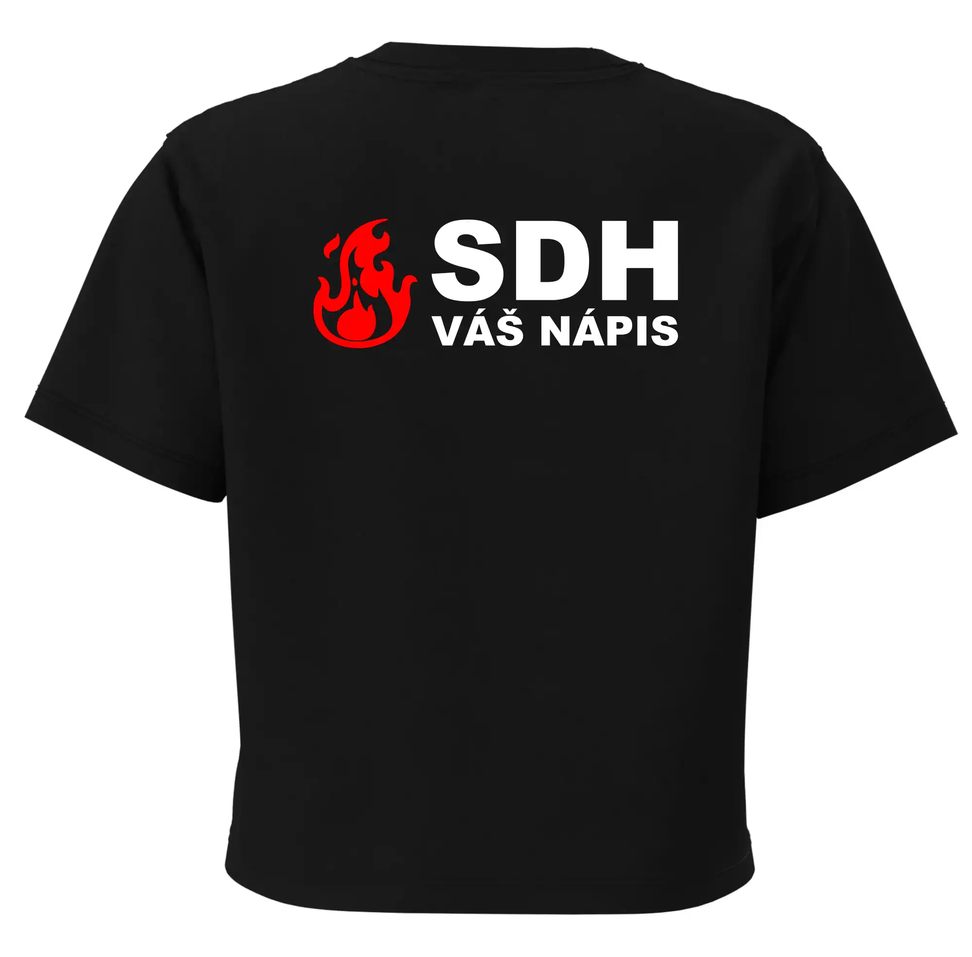SDH nápis (oheň, firesport, název sboru - vlastní nápis)