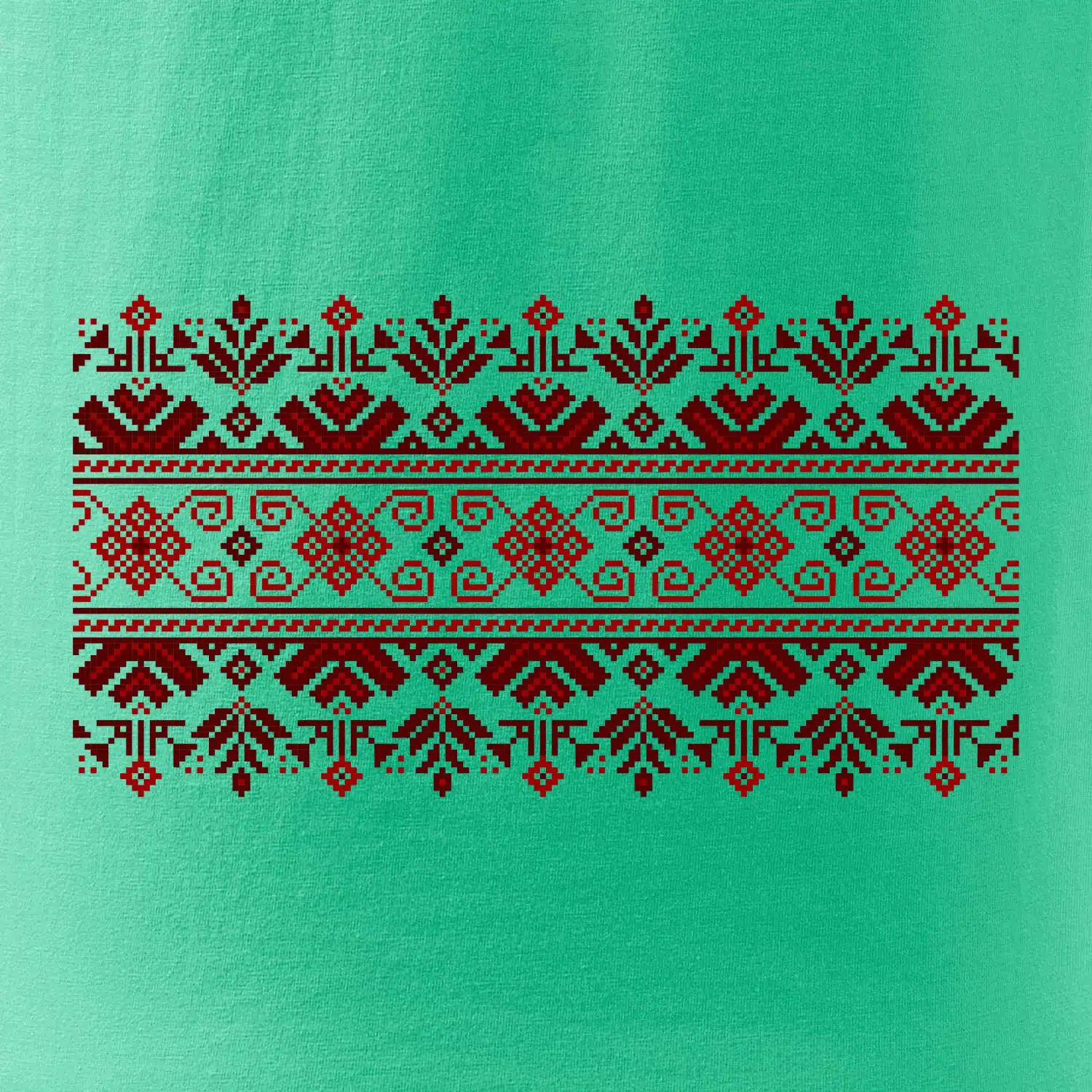 Ukrajinský vzor - červený