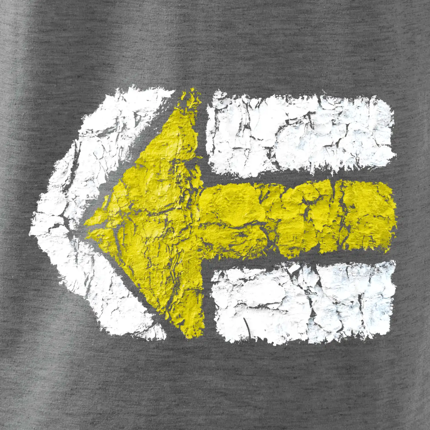 Párová turistická značka žlutá