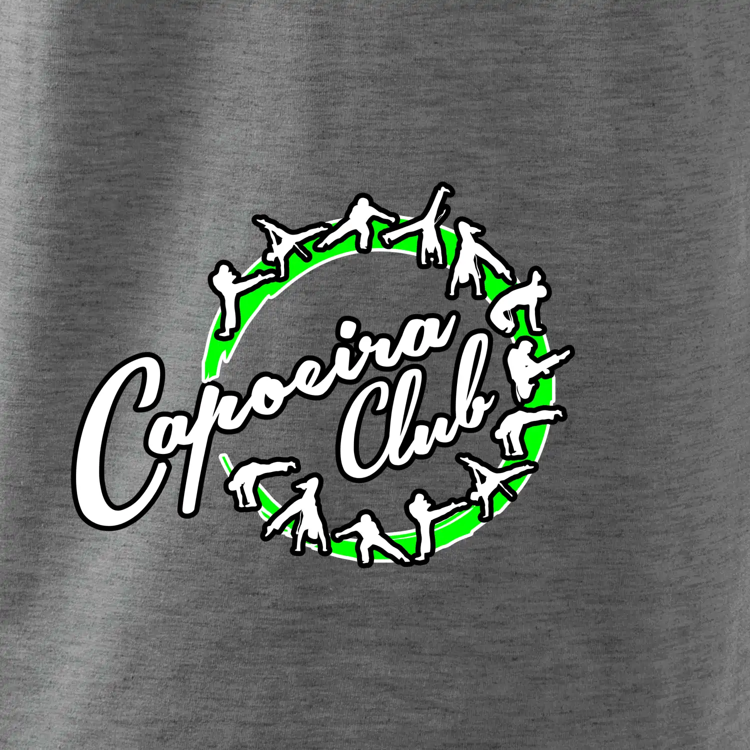 Capoeira club nápis - cviky v kruhu